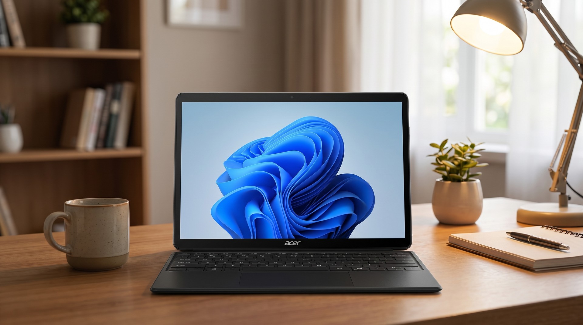 Acer A543 é um tablet 2 em 1 com Windows, tela de 14 polegadas e teclado destacável