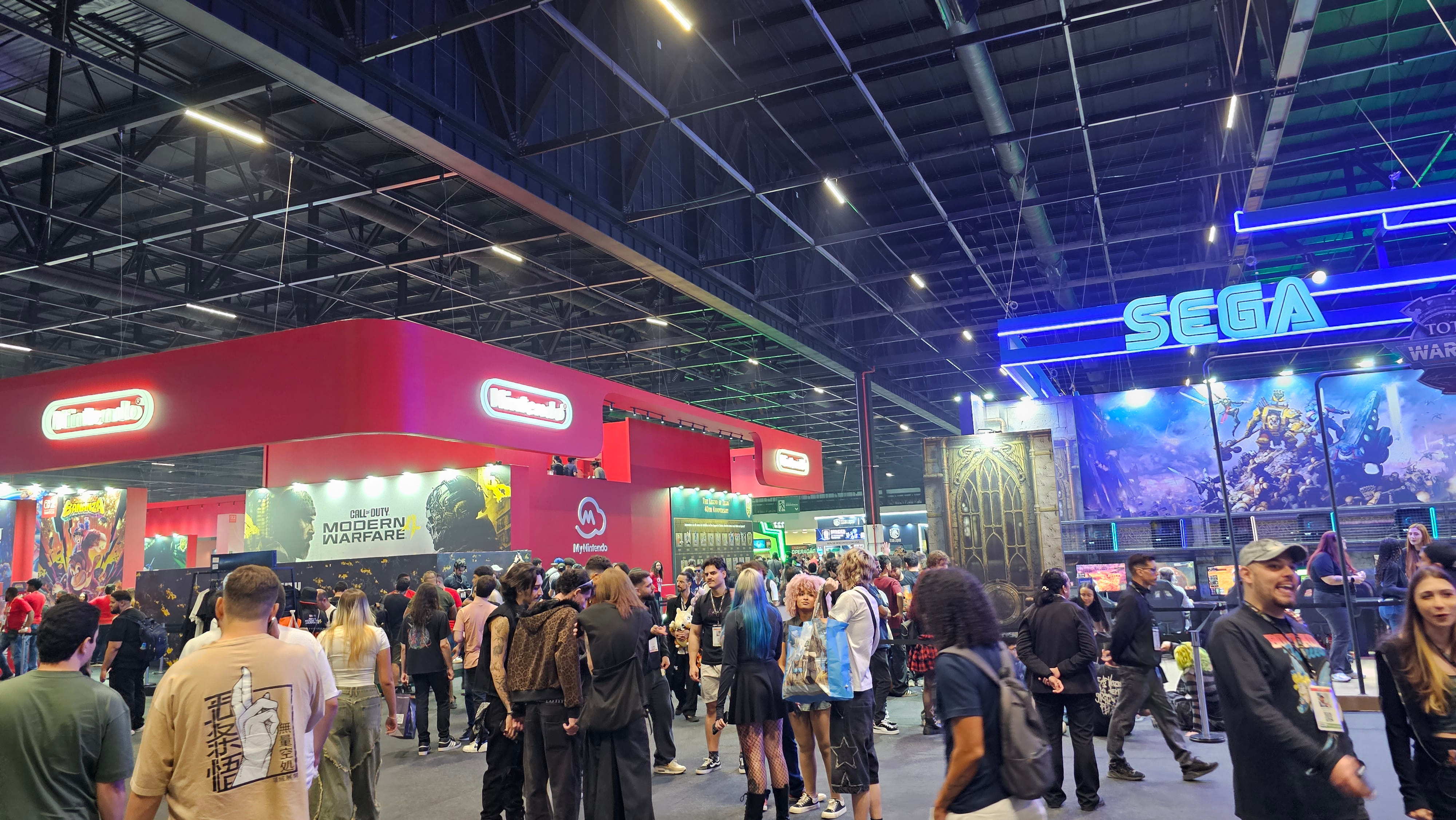 Área da Nintendo na Brasil Game Show 2026