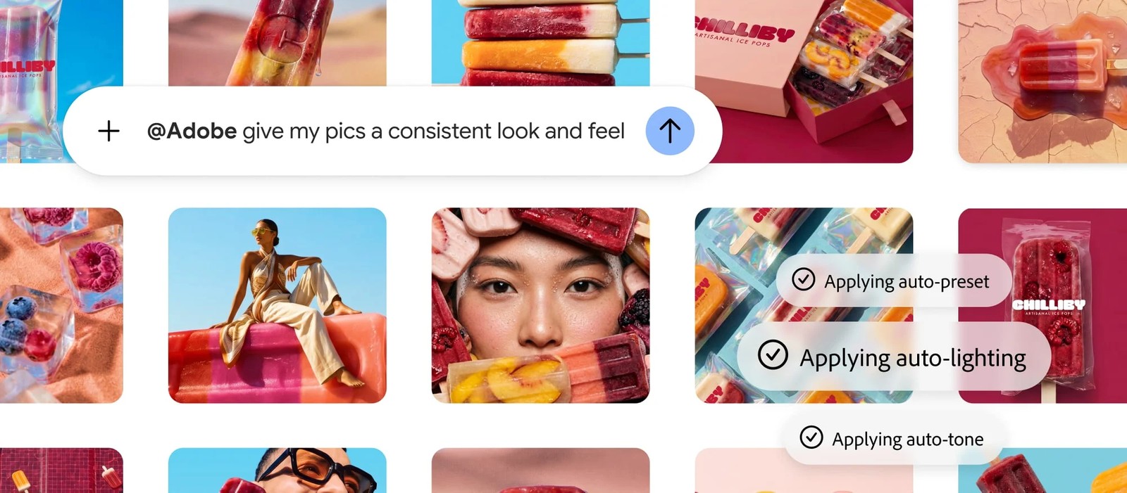 Exemplo de edição de fotos com a Adobe pelo Gemini