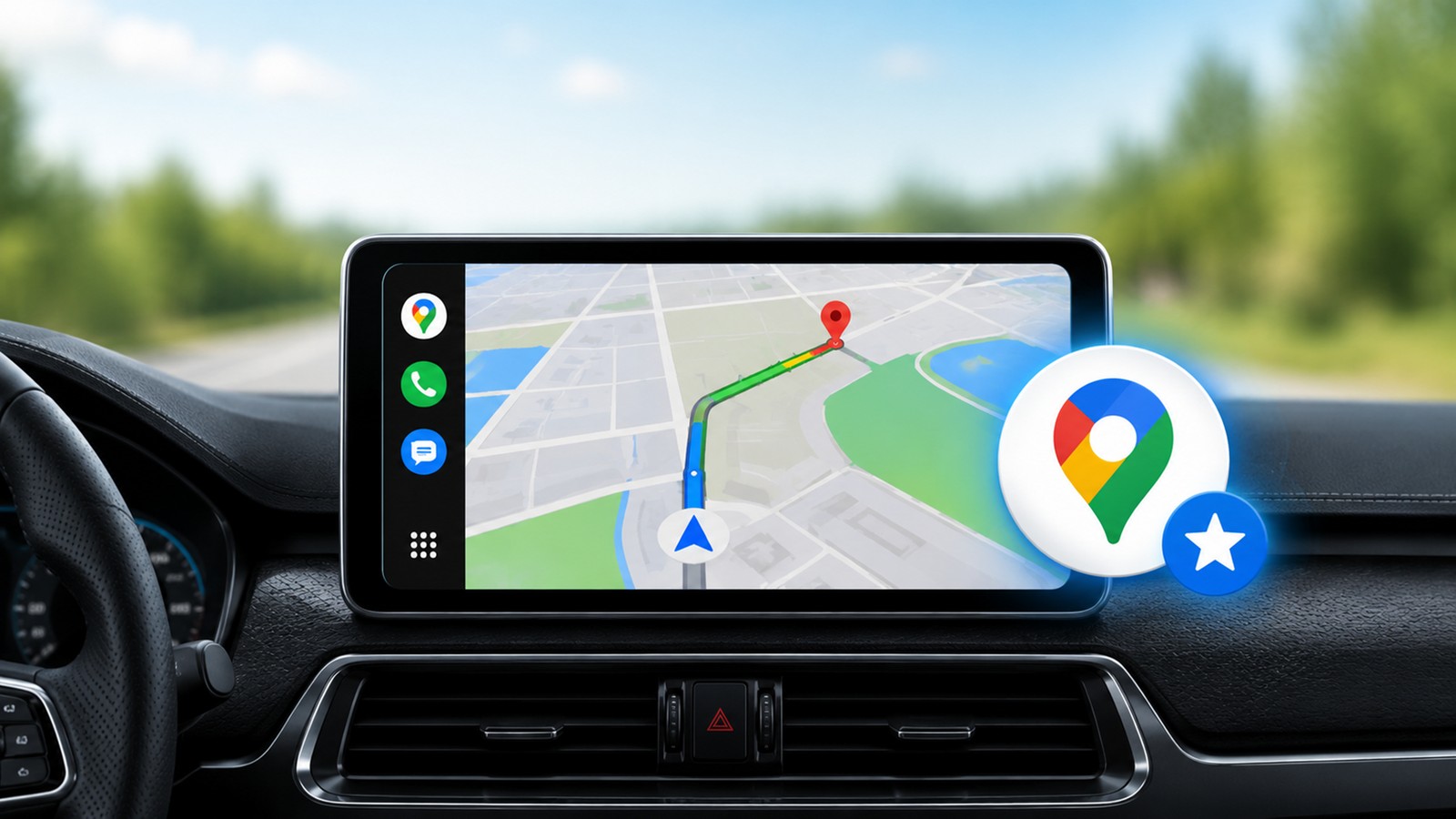 Velocímetro sumido no Android Auto: Google explica que o recurso só aparece com a navegação ativa