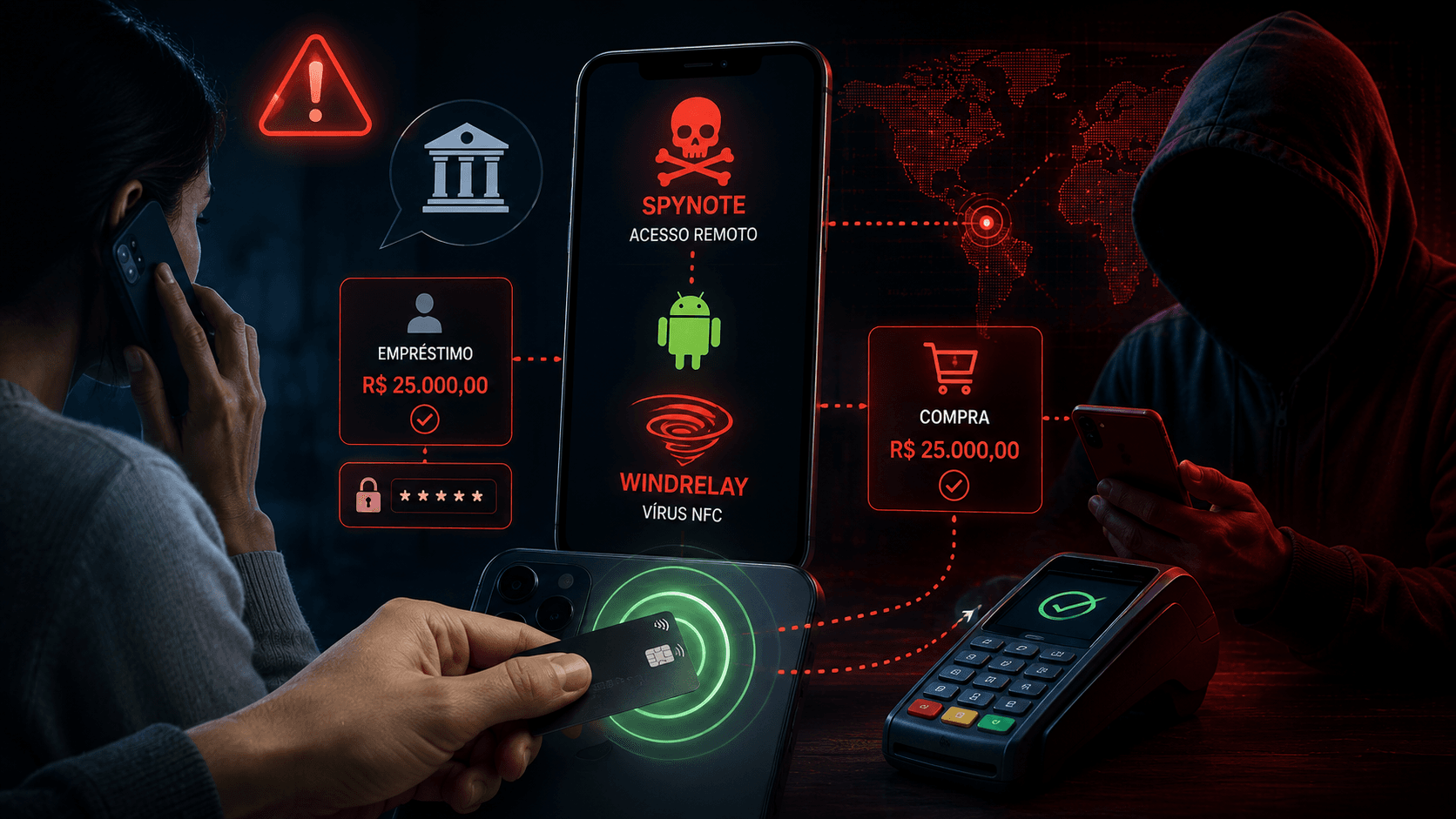 Novo Vírus para Android Faz Empréstimos e Clona Transações Bancárias via NFC