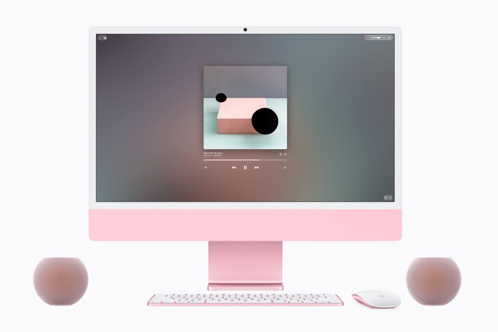 HomePod mini 2 usado com um Mac