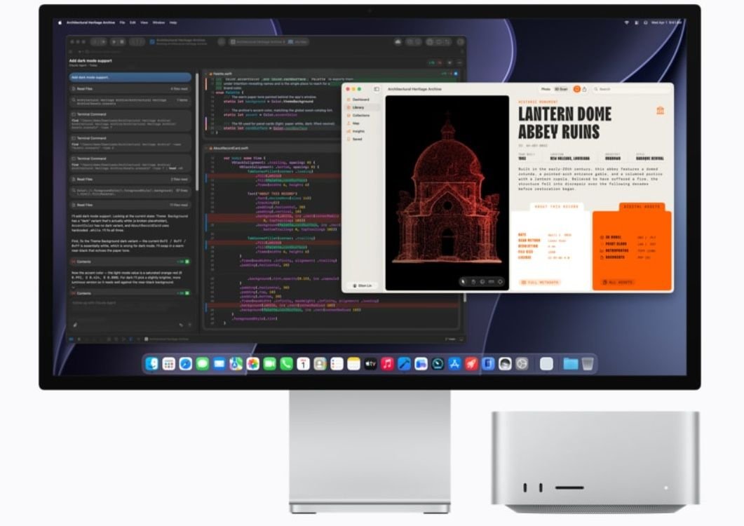Novo Mac Studio com o Studio Display