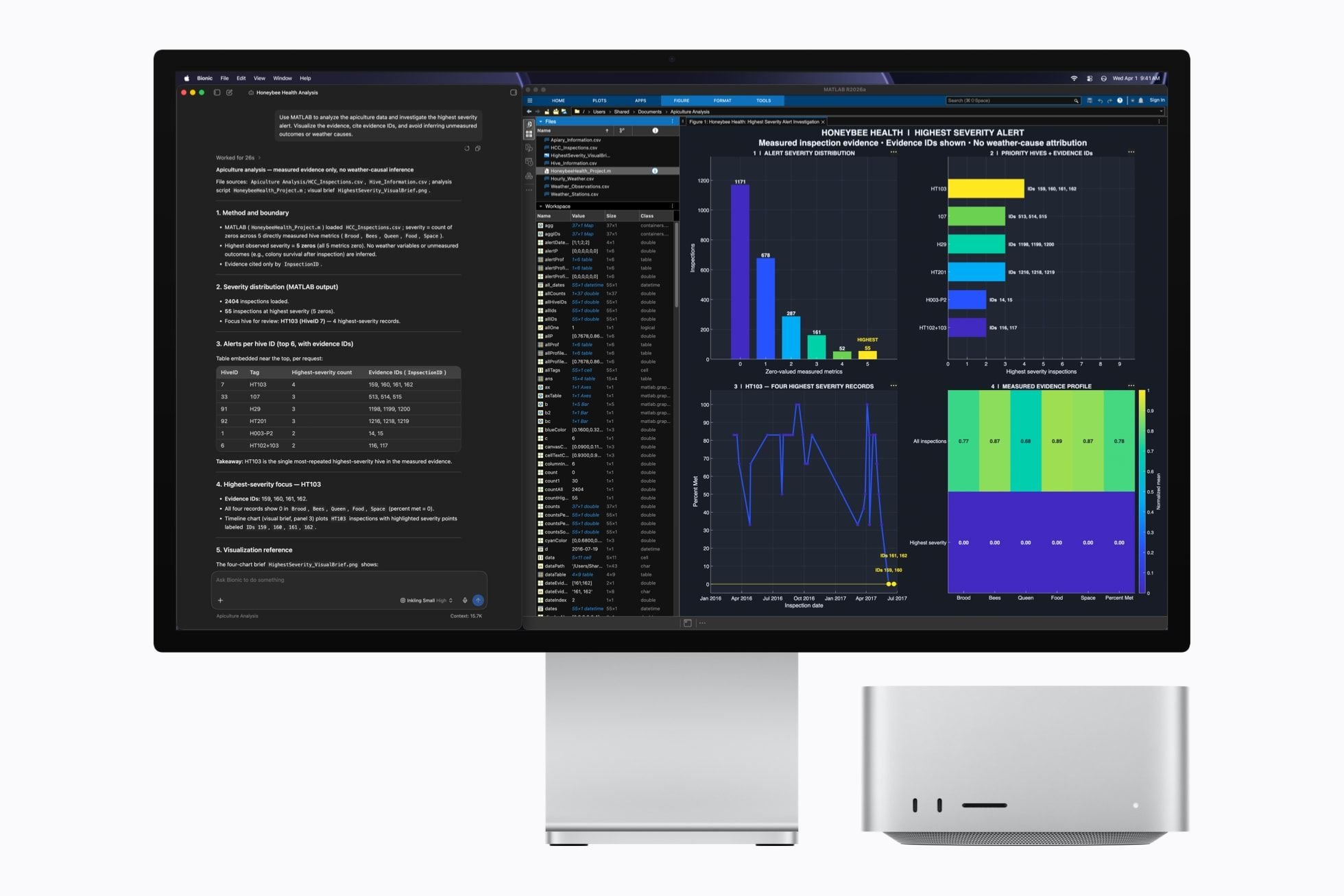 Novo Mac Studio rodando LM Studio e MATLAB