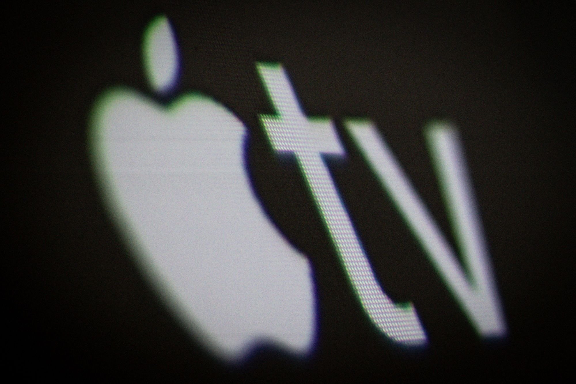 Logo do Apple TV+ em uma tela