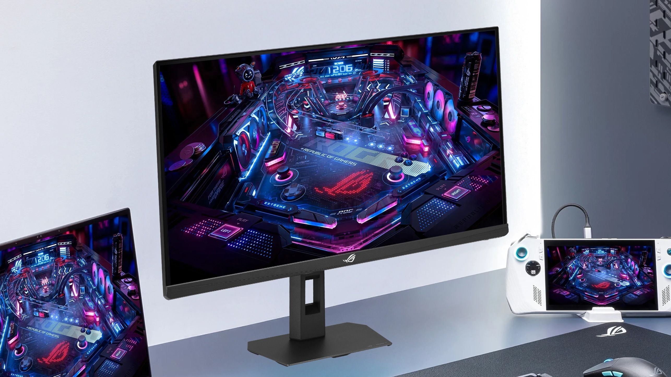 ASUS revela monitores com modo triplo e até 920 Hz para esports