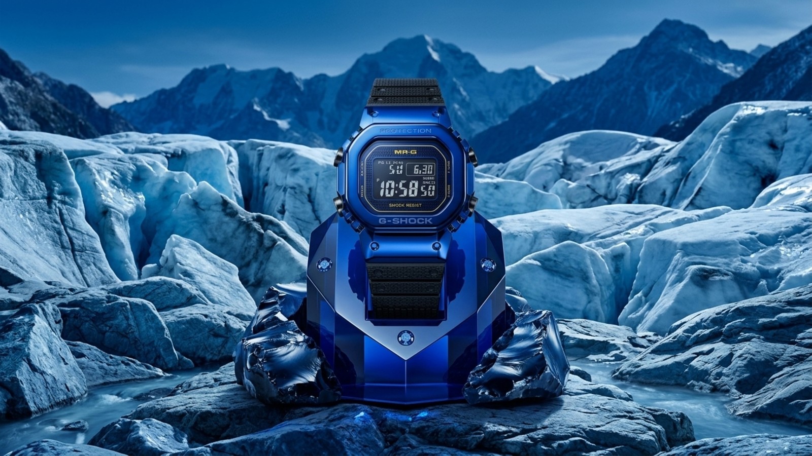 Casio MRG-D5000 Blue Sapphire: G-Shock com bisel de safira custa US$ 80 mil e terá só 20 unidades