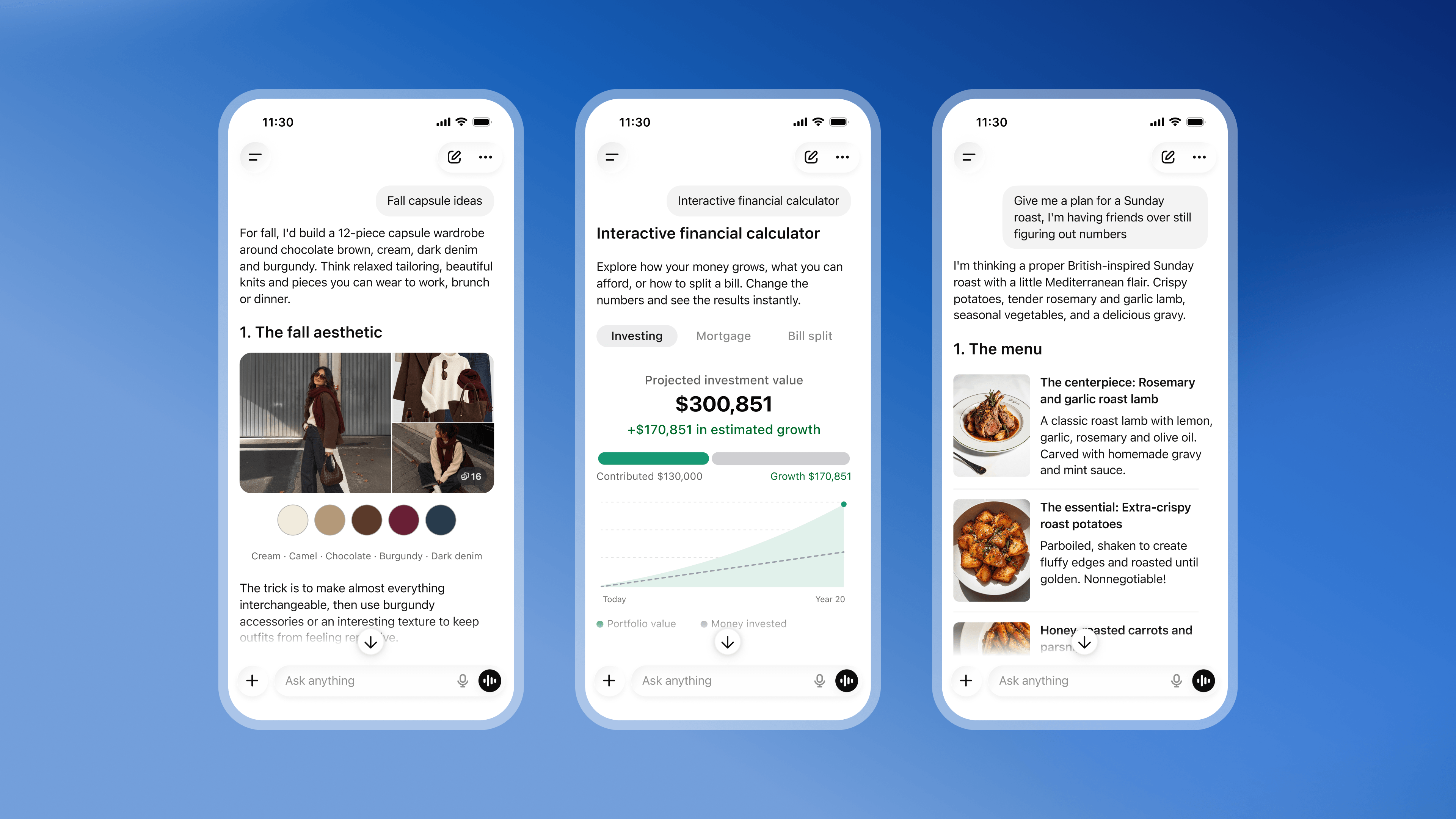 ChatGPT recebe Intelligent UI; acesso gratuito começa em 8 de outubro