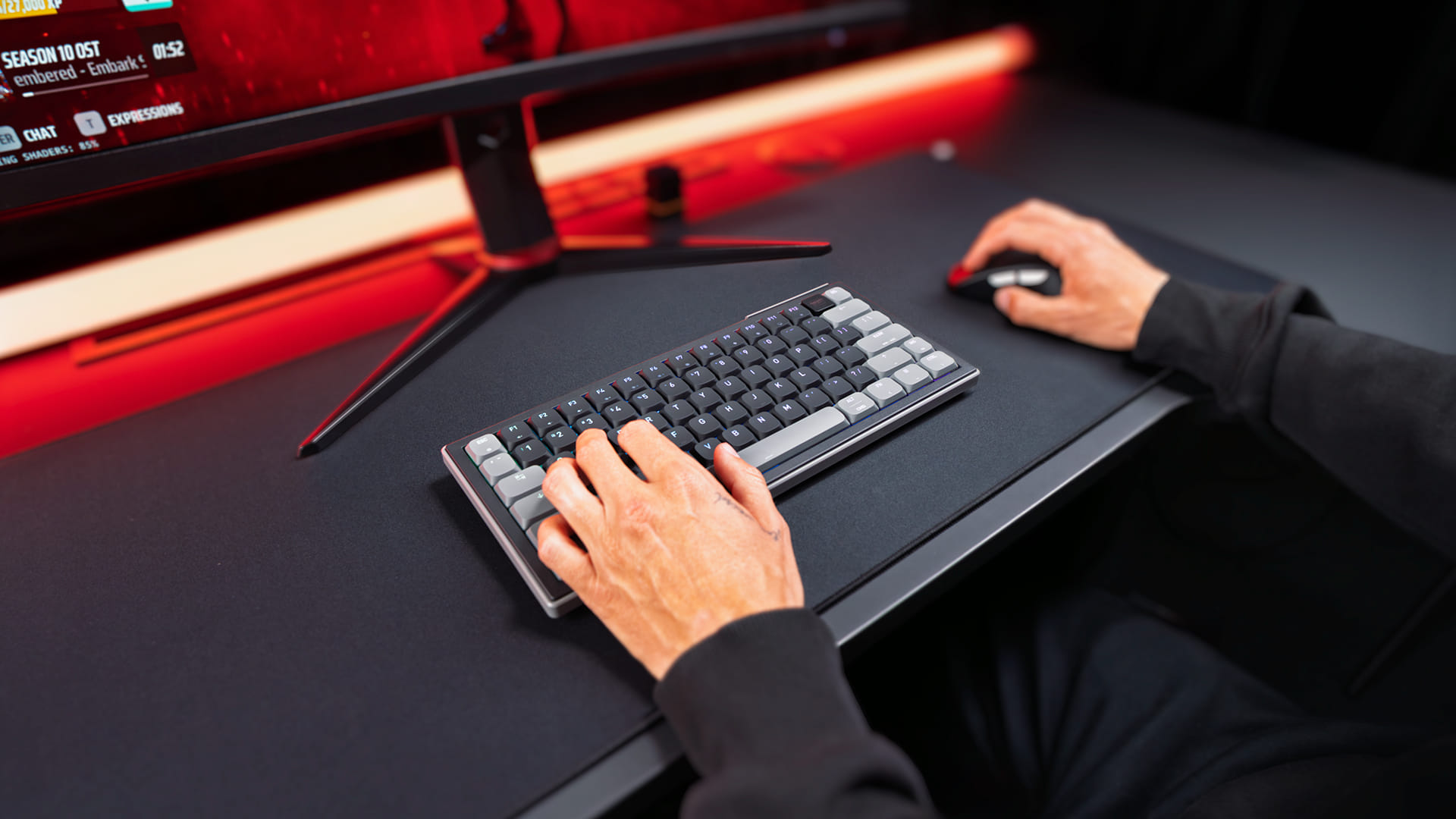 Teclado gamer CHERRY XTRFY K63W Pro Compact