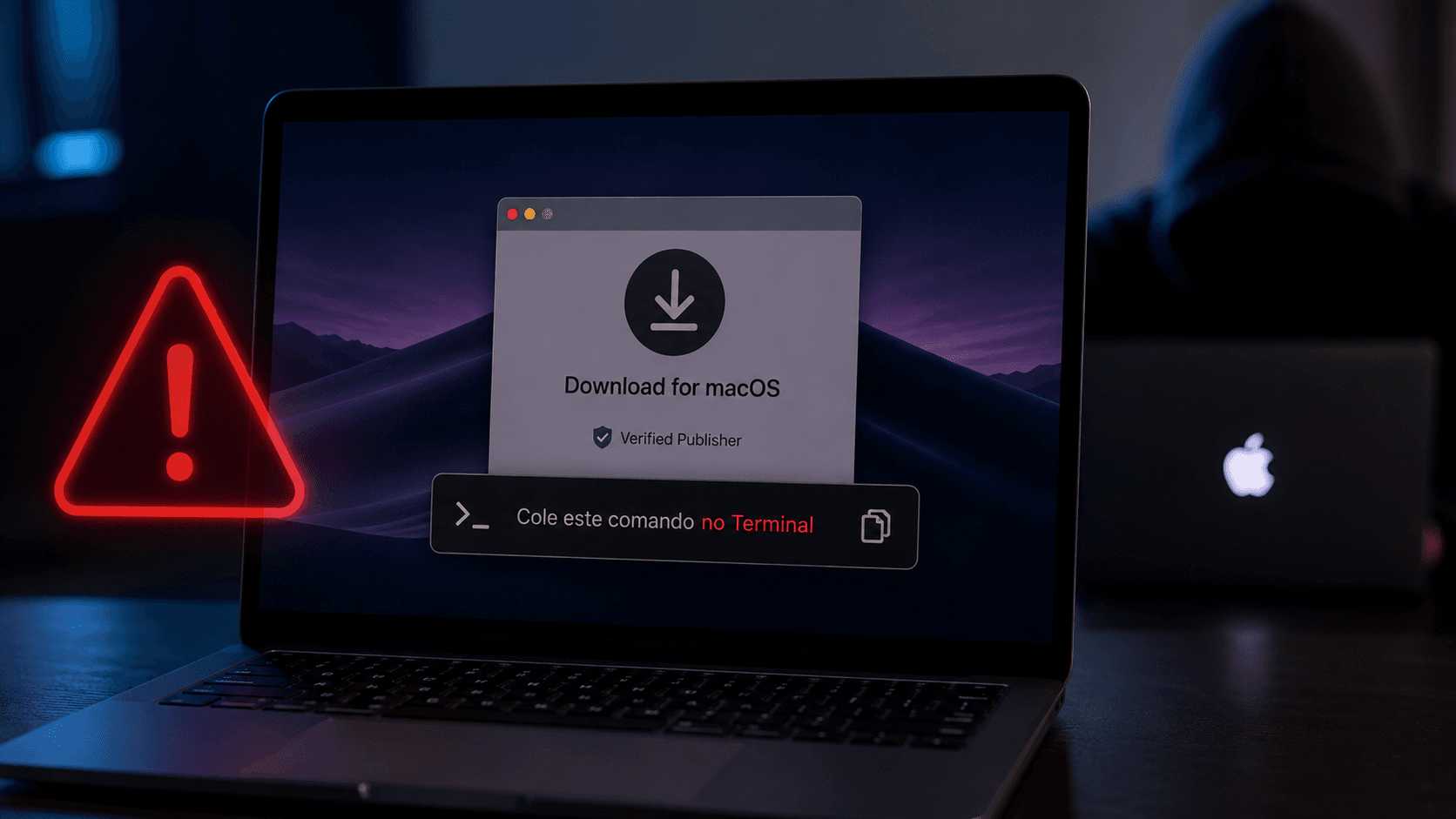 ClickFix: campanha usa páginas falsas para roubar senhas, dados do iCloud e carteiras cripto de usuários de Mac