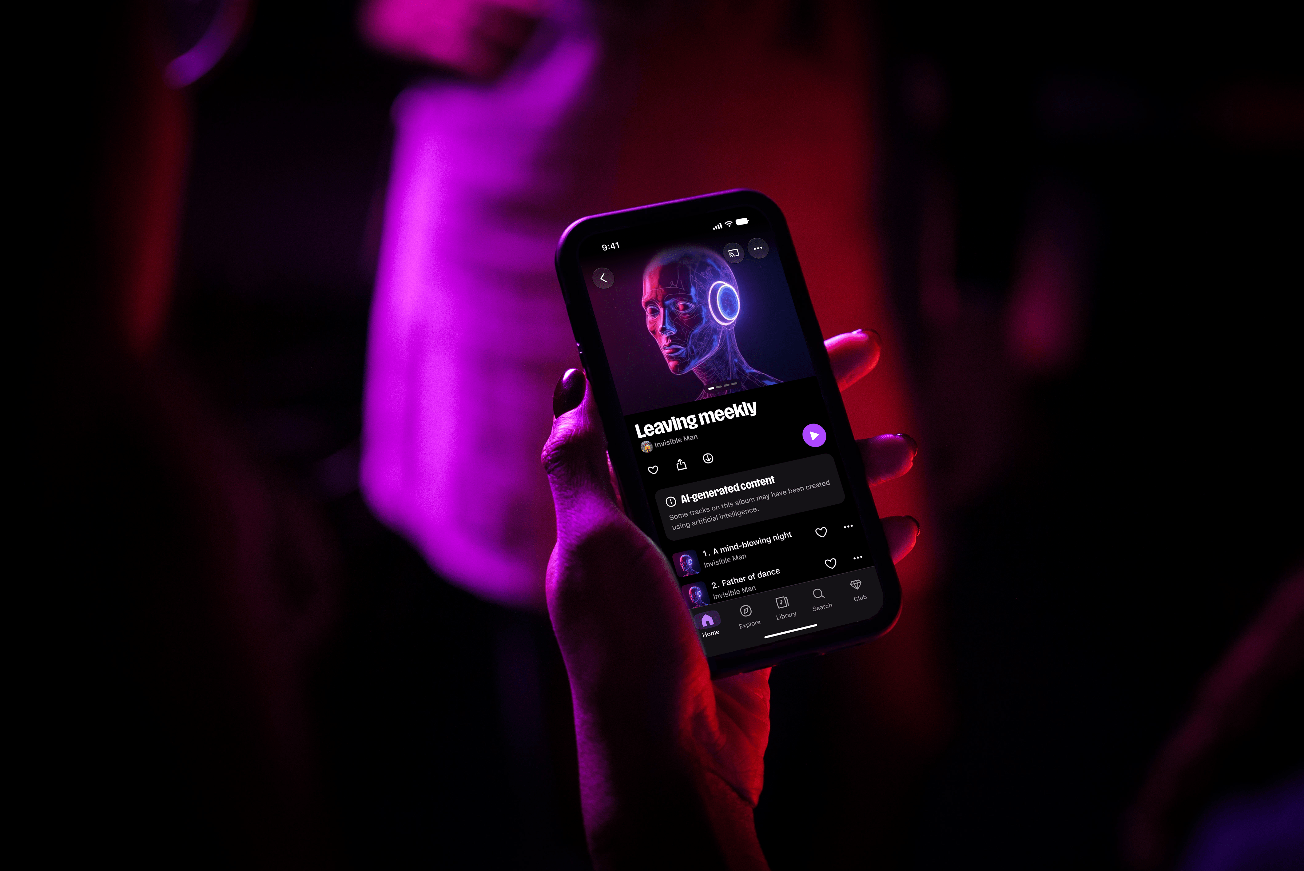 Material da Deezer sobre a identificação de músicas geradas por IA
