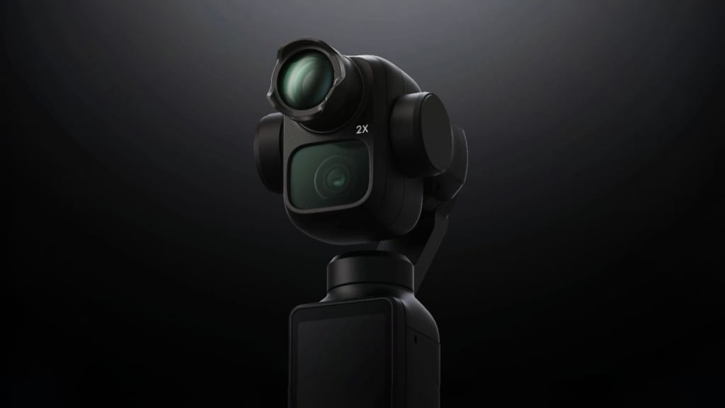 DJI Osmo Pocket 4P pode ganhar teleconversor para zoom óptico maior, indica vazamento
