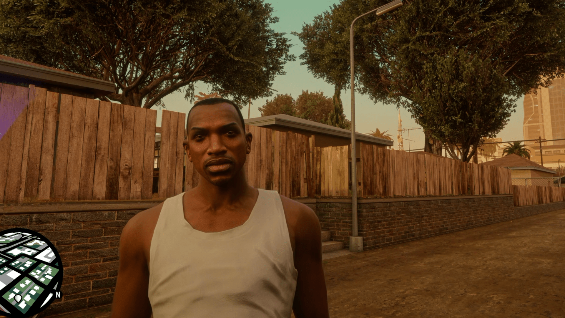 Comparativo do DLSS 5 aplicado via mod em GTA San Andreas