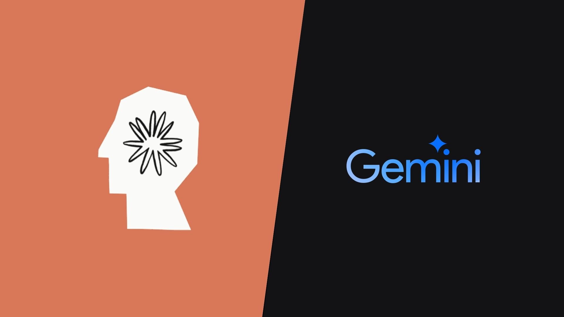 Logos do Claude e do Gemini lado a lado