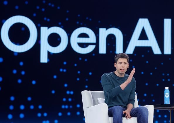 Sede e logotipo da OpenAI
