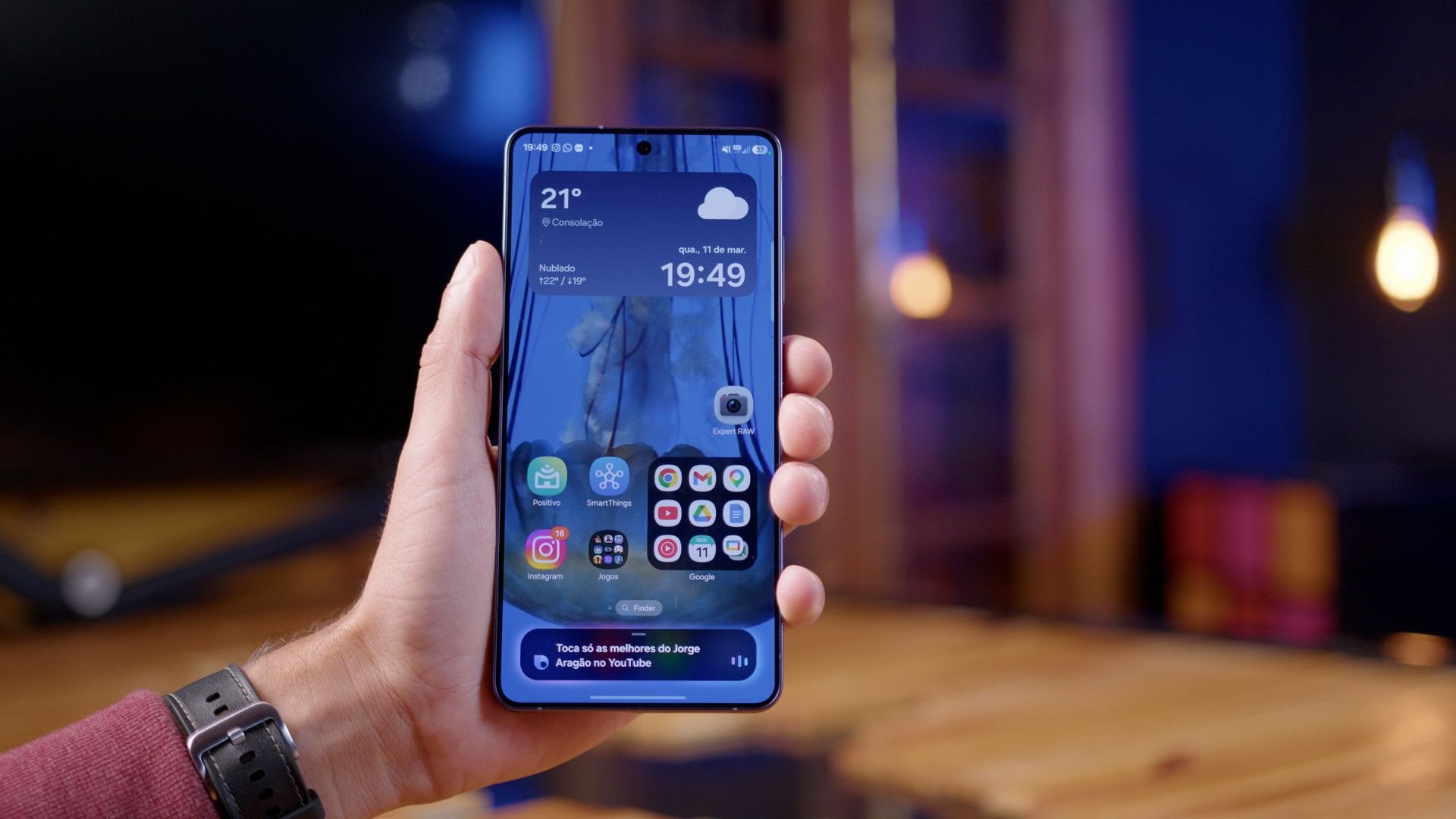 Interface do Galaxy S Ultra