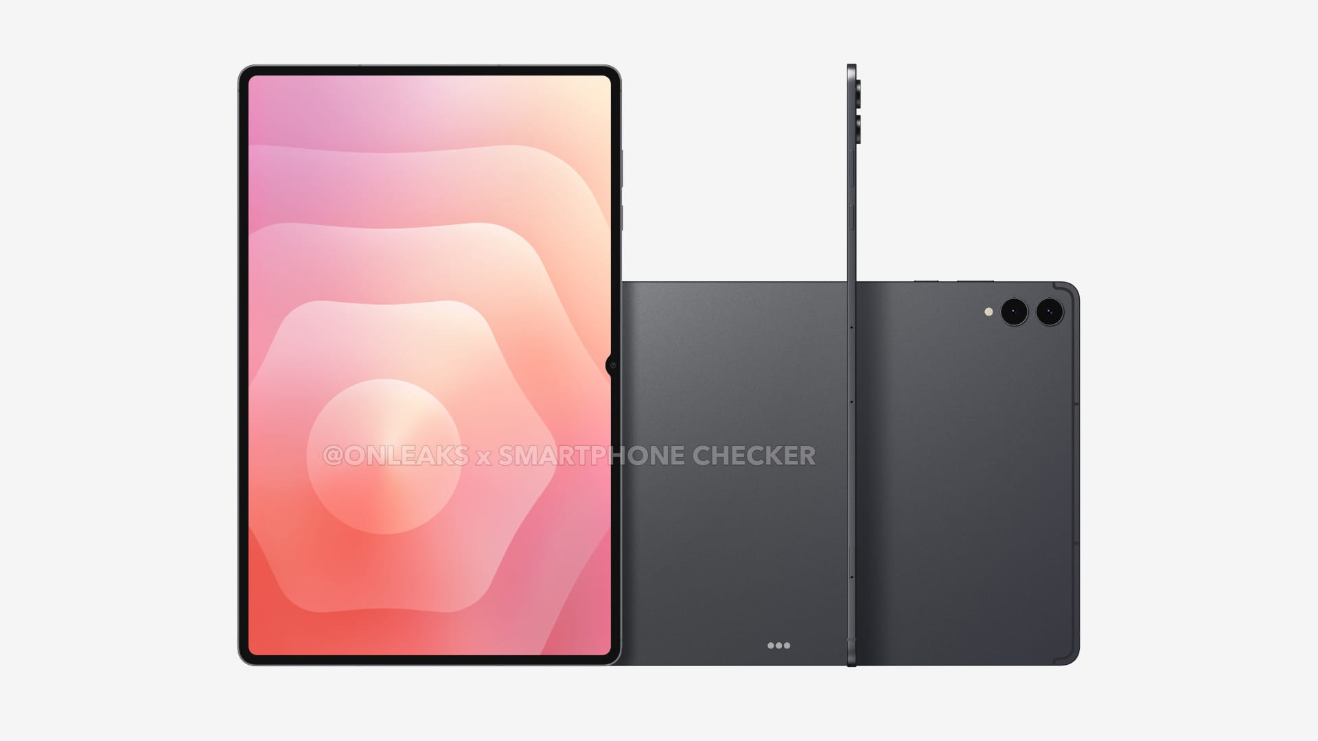Samsung Galaxy Tab S12 Ultra render traseiro