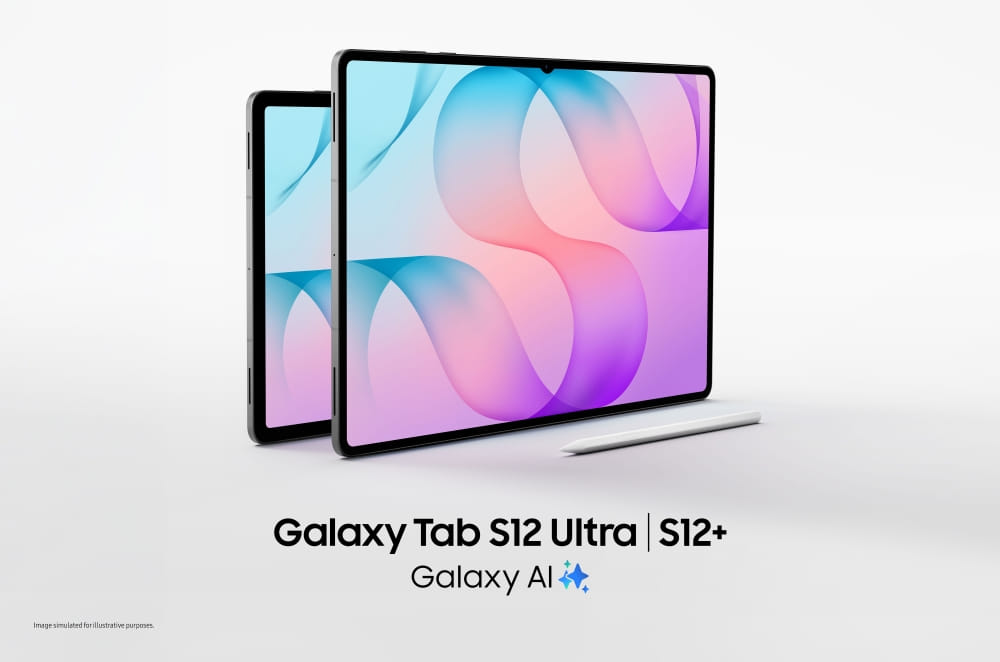 Galaxy Tab S12 Ultra e Tab S12+ são oficiais: 5,1 mm, Dimensity 9500 e Photoshop de fábrica