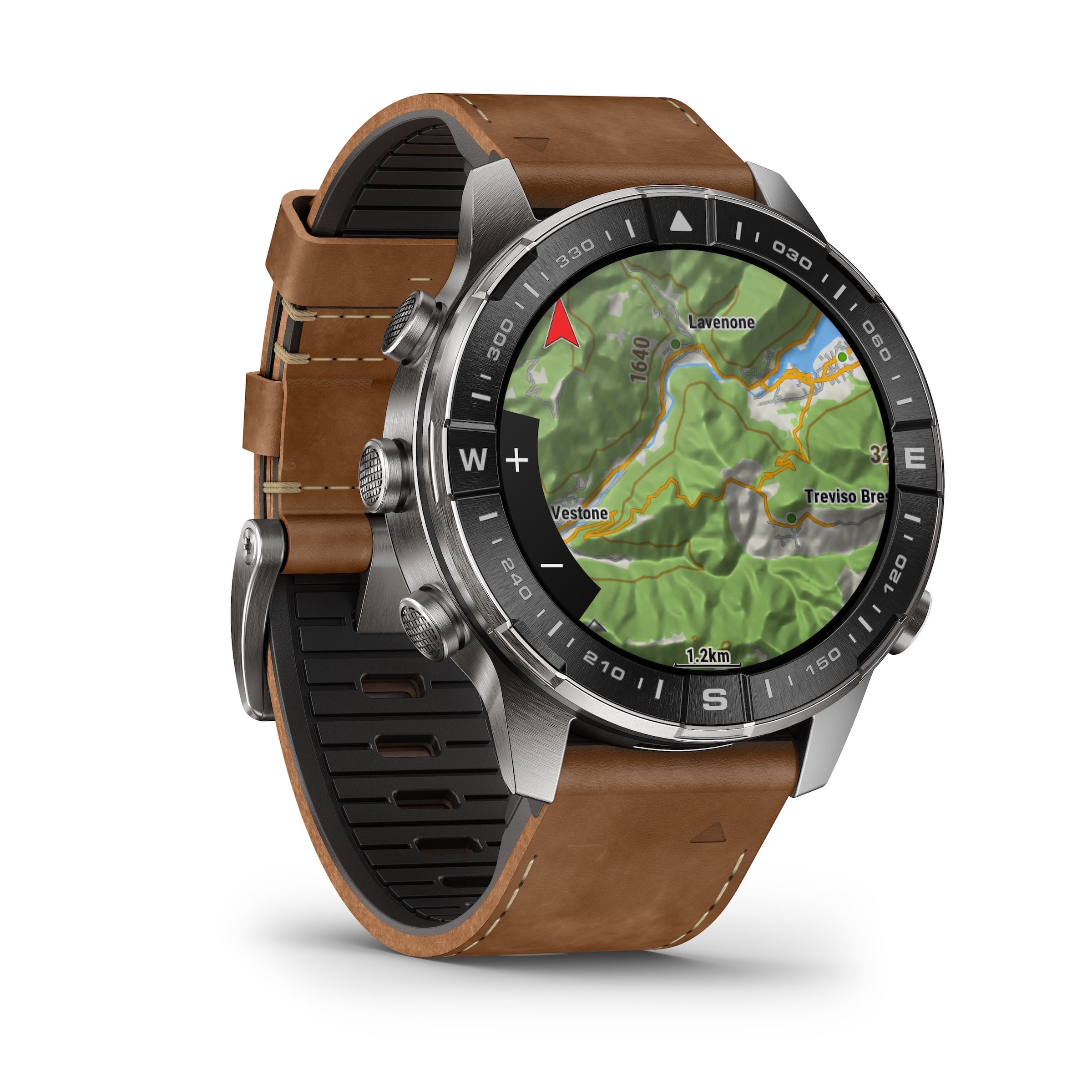 Garmin MARQ Adventurer com mapa na tela