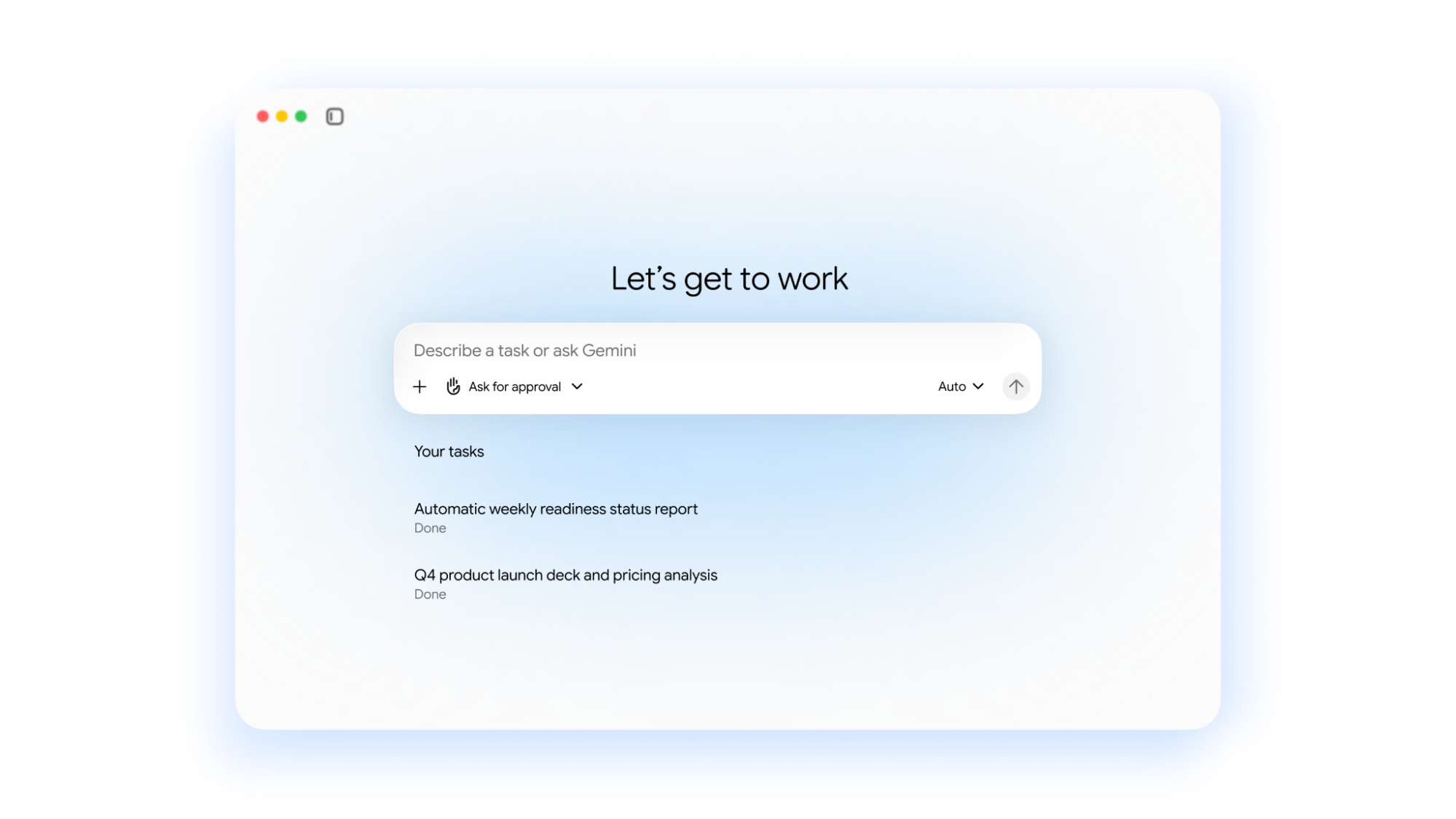 Gemini Agent leva tarefas de vários dias aos aplicativos de trabalho