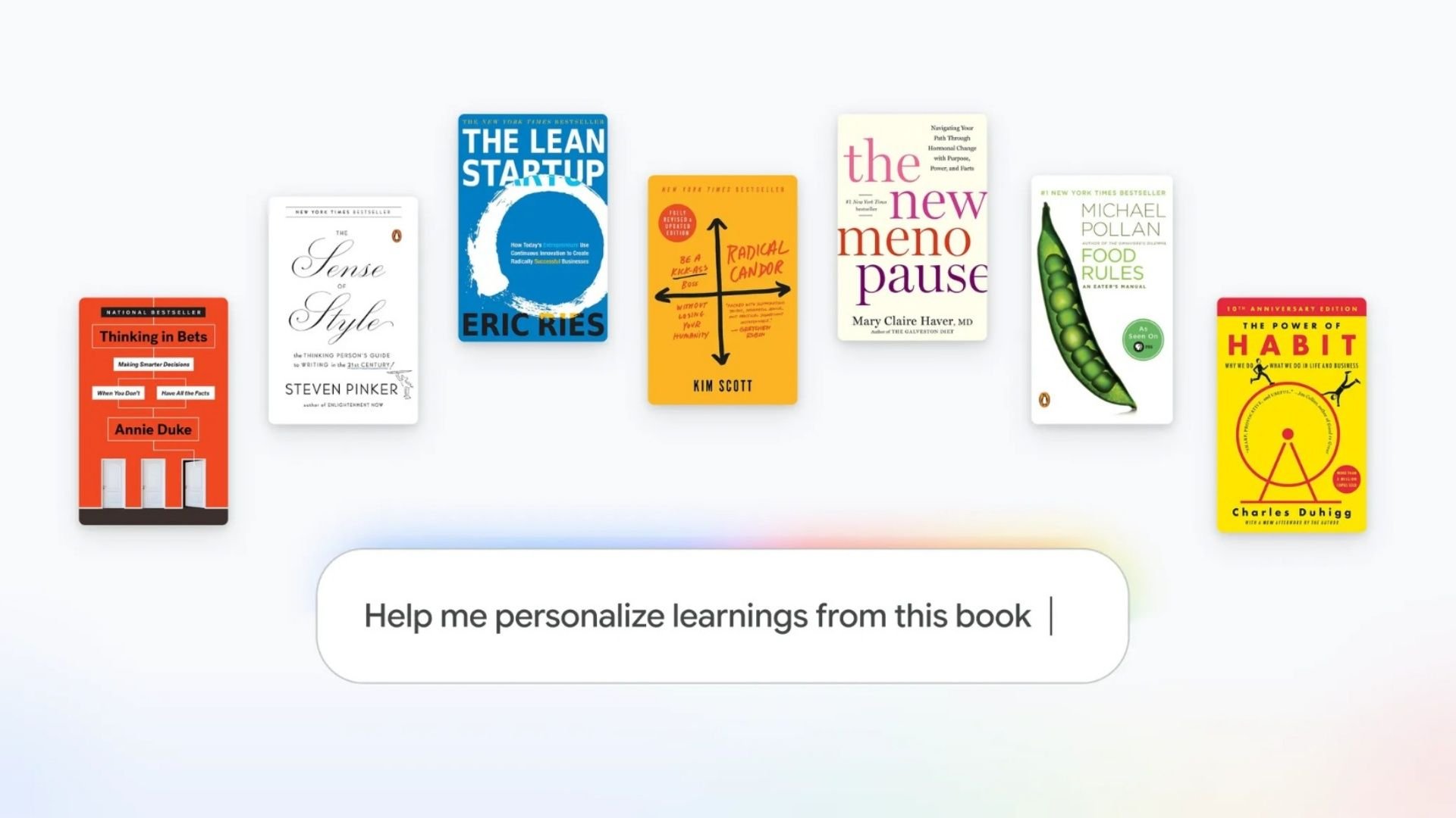 Gemini Notebook passa a usar ebooks comprados no Google Play Books como fonte