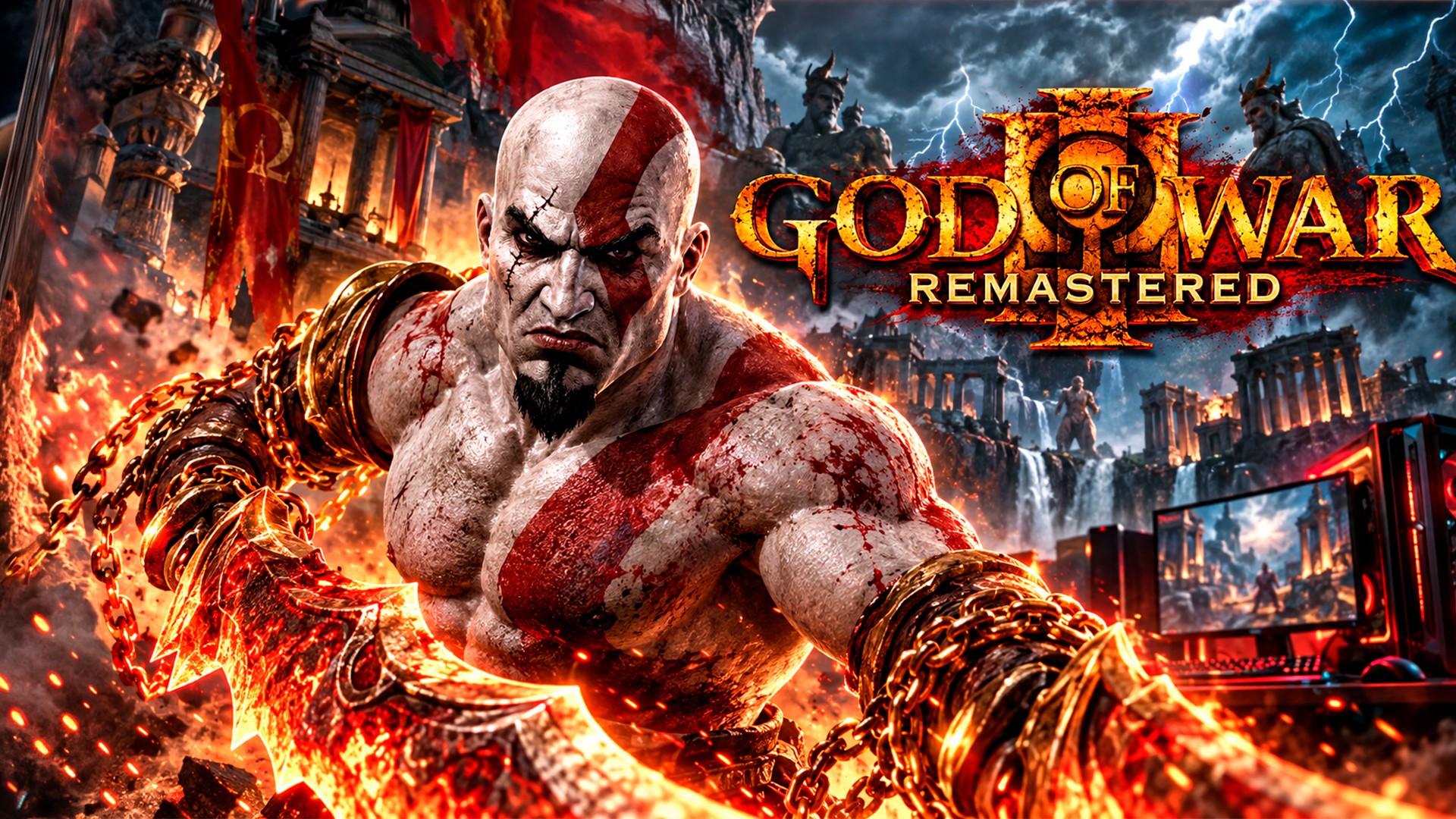 God of War III Remastered ganha projeto independente para rodar no Windows