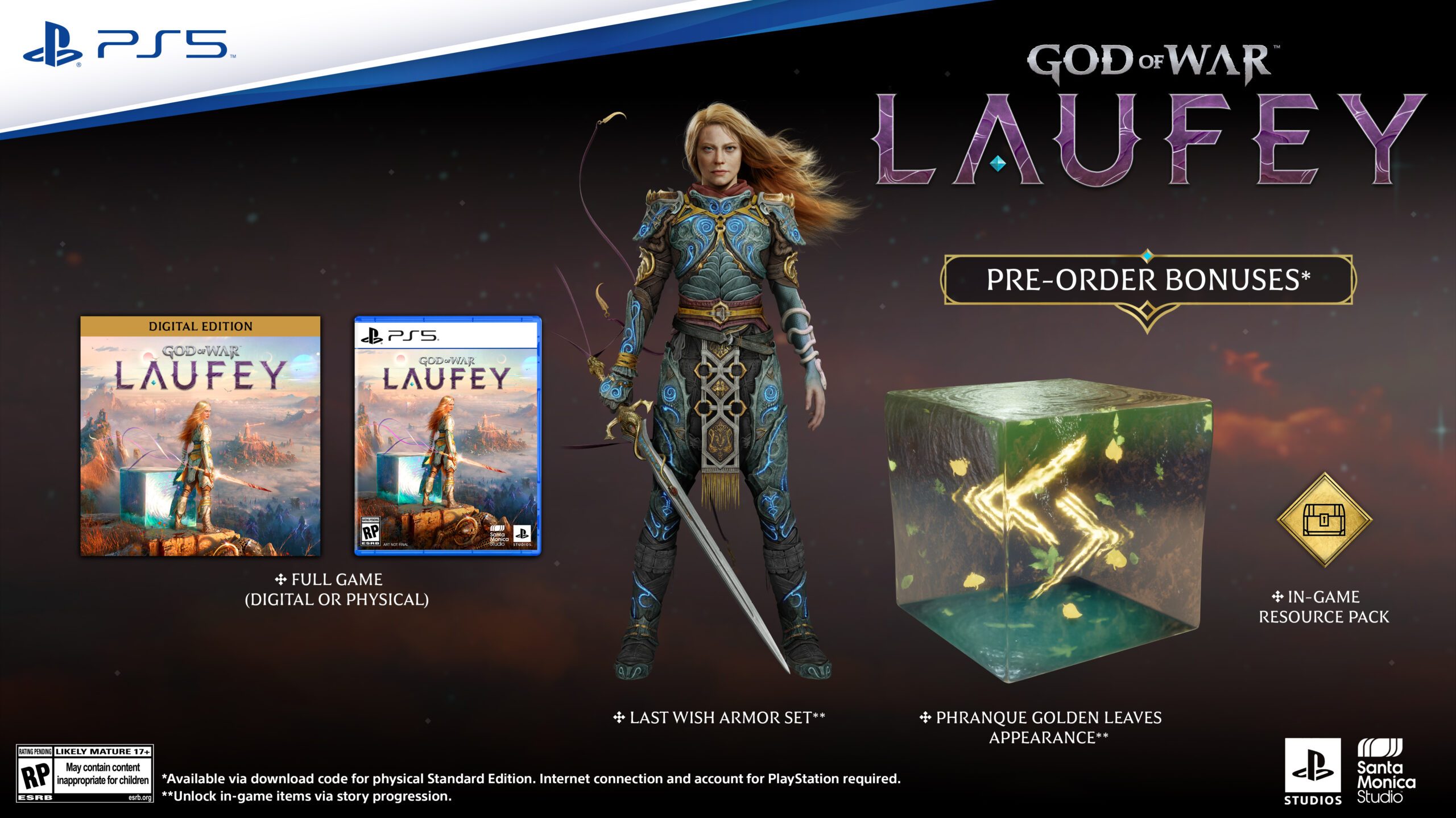 Bônus de pré-venda de God of War Laufey