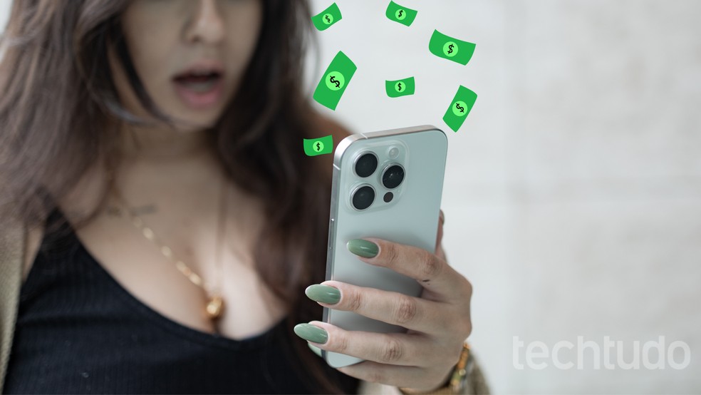 Tela de celular exibindo um aplicativo falso usado em golpe bancário
