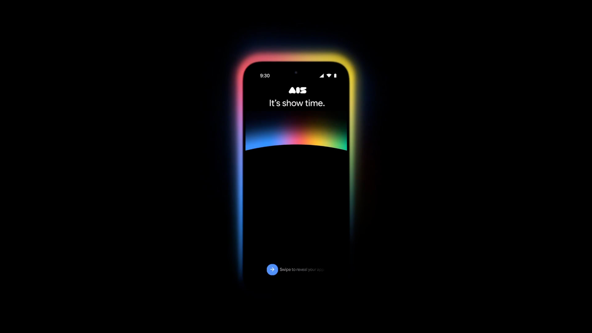 Tela promocional do app do Google AI Studio para celular