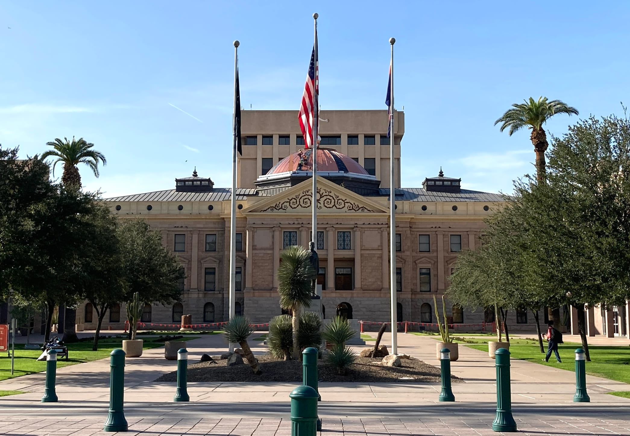 Capitólio do Arizona, em Phoenix, onde o projeto alternativo circulou em janeiro
