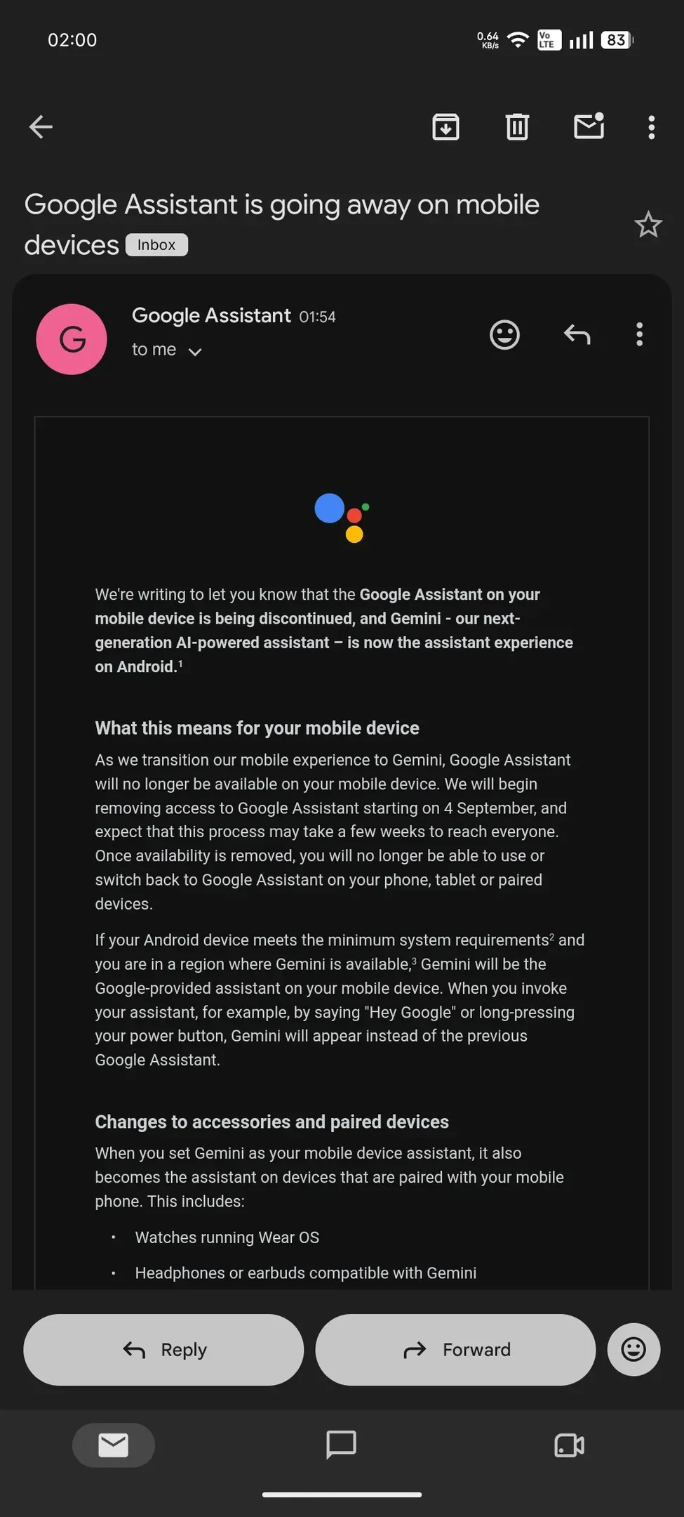 Google Assistente será substituído pelo Gemini em setembro