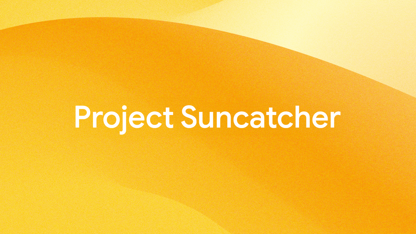 Identidade visual do Project Suncatcher, projeto do Google para processar IA em satélites
