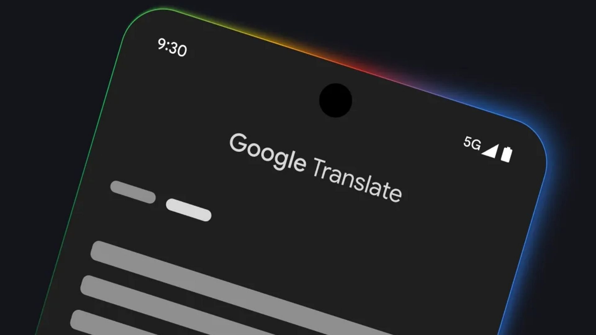 Interface do Google Tradutor com recursos de IA