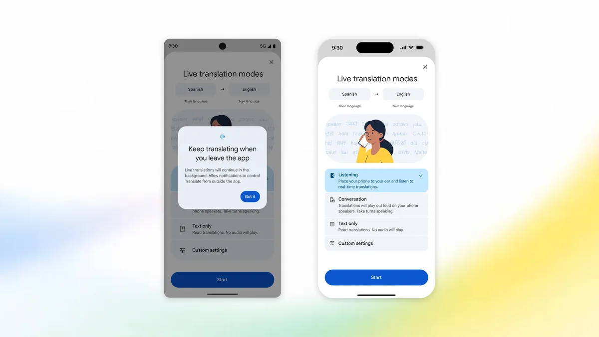 Google Tradutor passa a traduzir ao vivo em segundo plano e pelo fone do celular