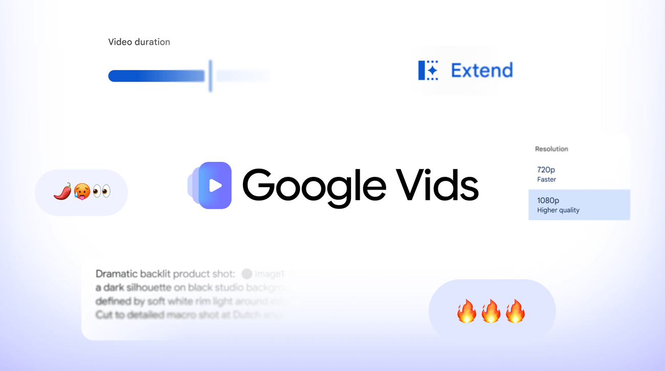 Google Vids libera geração de vídeo com IA de graça para qualquer conta Google, com o modelo Omni 1.1