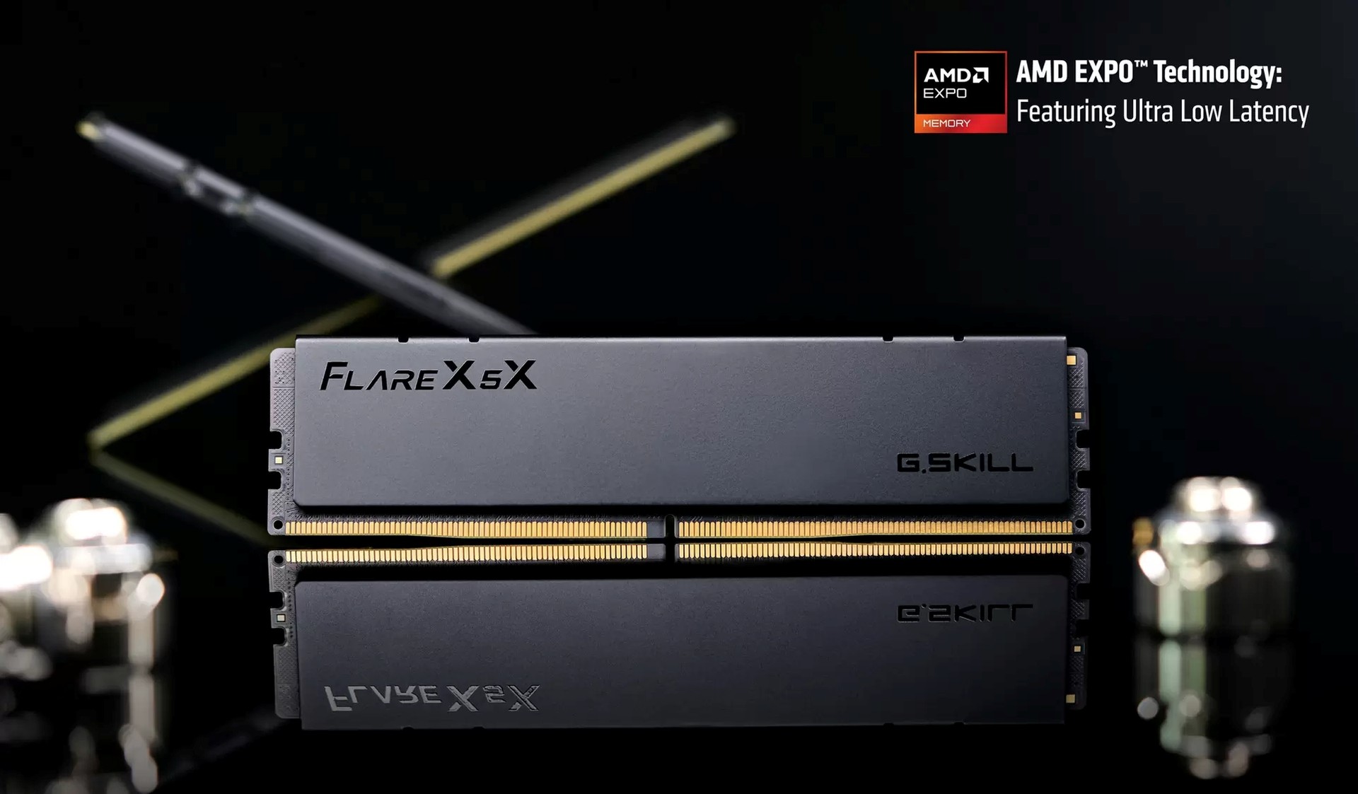 Kit Flare X5X com o selo AMD EXPO Ultra Low Latency
