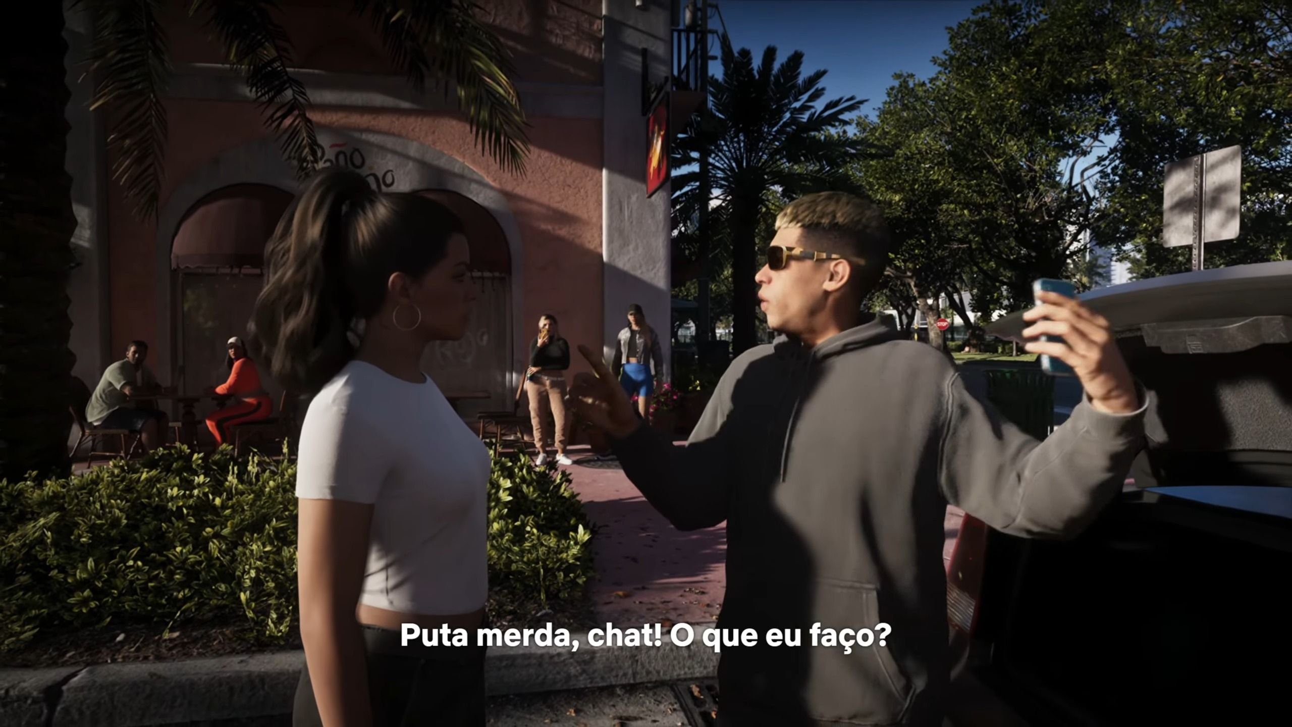 Cena do gameplay estendido de GTA 6 divulgado pela Rockstar