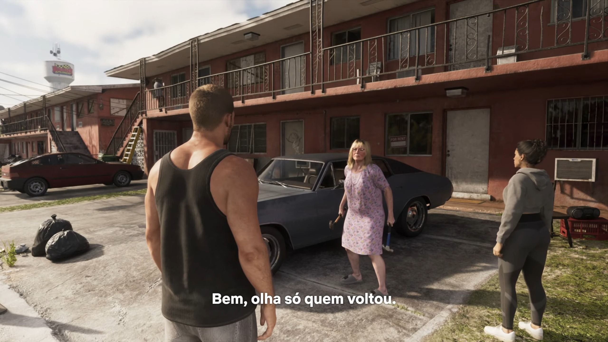 NPC reaparece e destrói o carro de Jason em GTA 6
