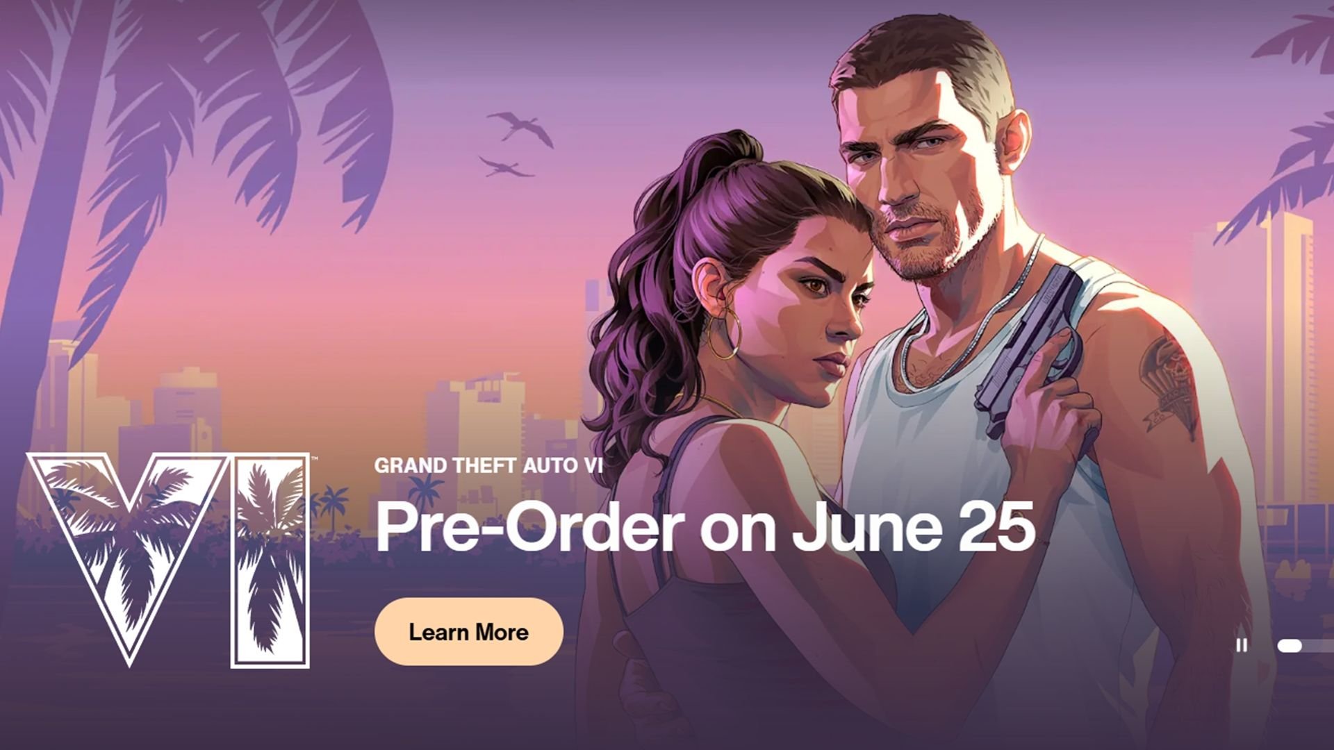 Lucia, protagonista de GTA 6, em arte oficial na praia