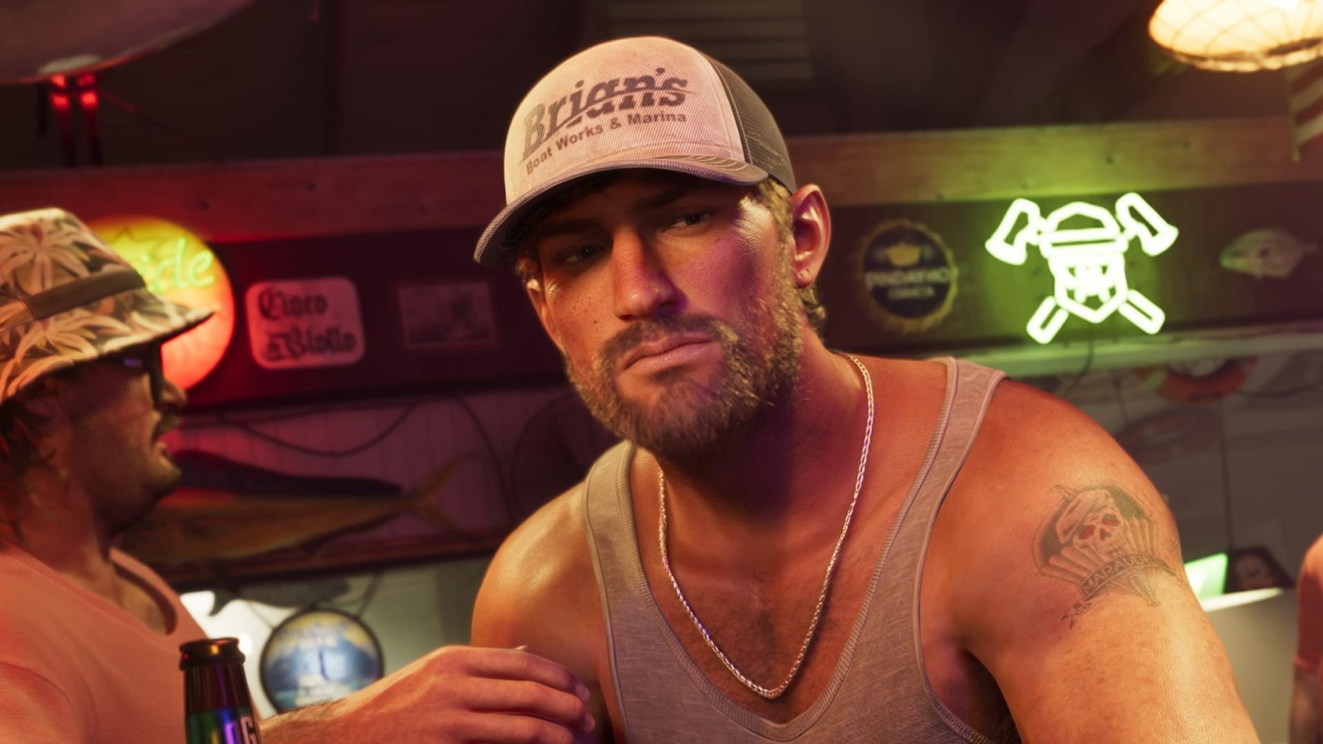 Jason e Lucia, protagonistas de GTA 6, em imagem divulgada pela Rockstar