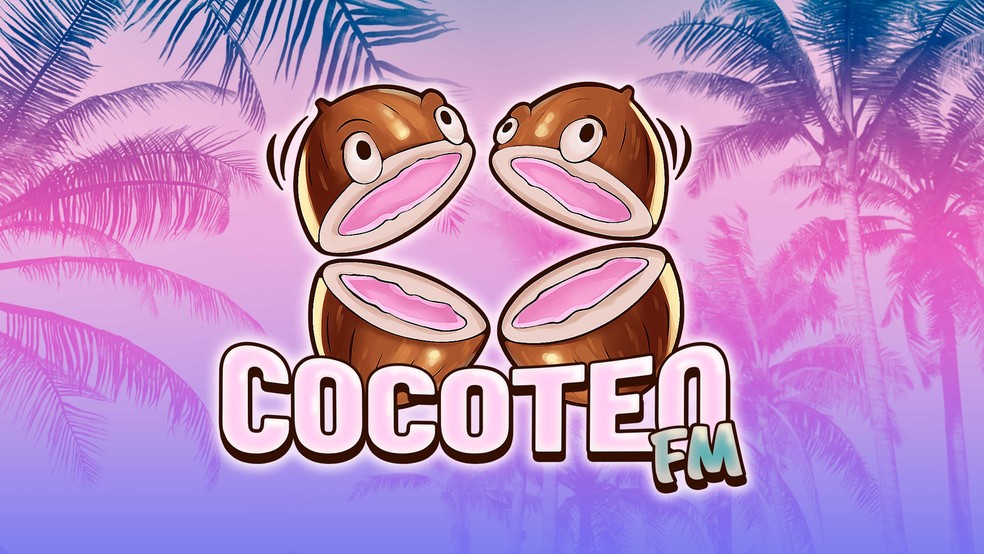 Arte da estação Cocoteo FM na página musical de GTA 6