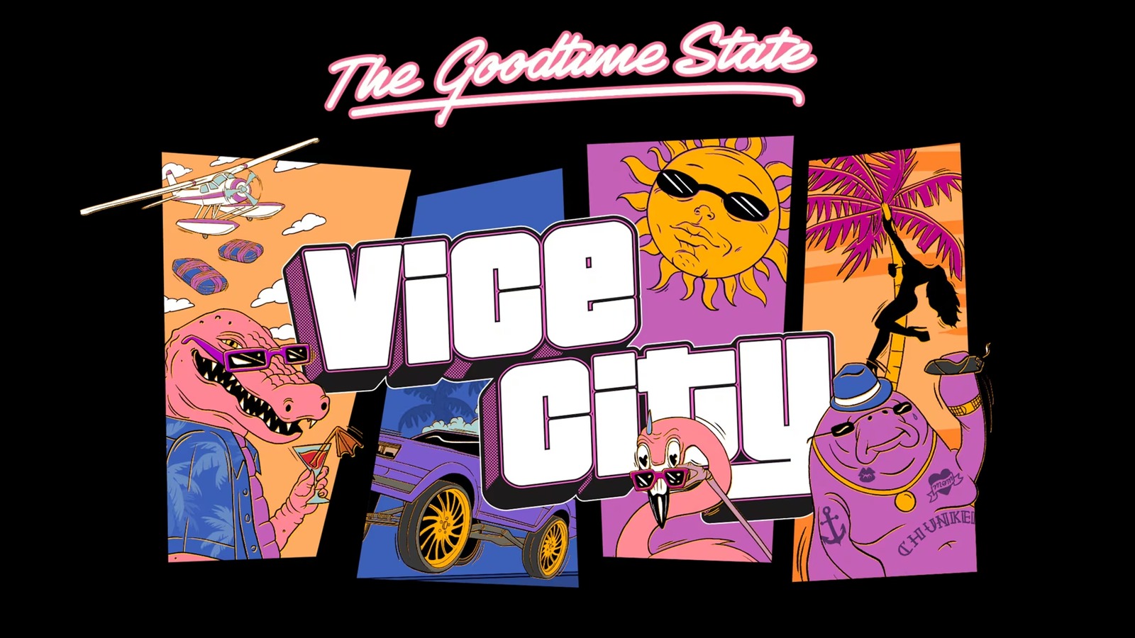 Arte The Goodtime State – Vice City da coleção de GTA 6
