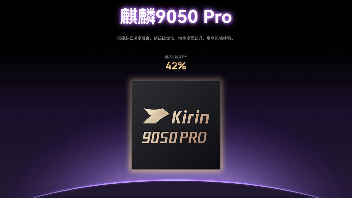 Huawei apresenta Kirin 9050 Pro, chip de celular que a empresa diz ser livre de tecnologia dos EUA