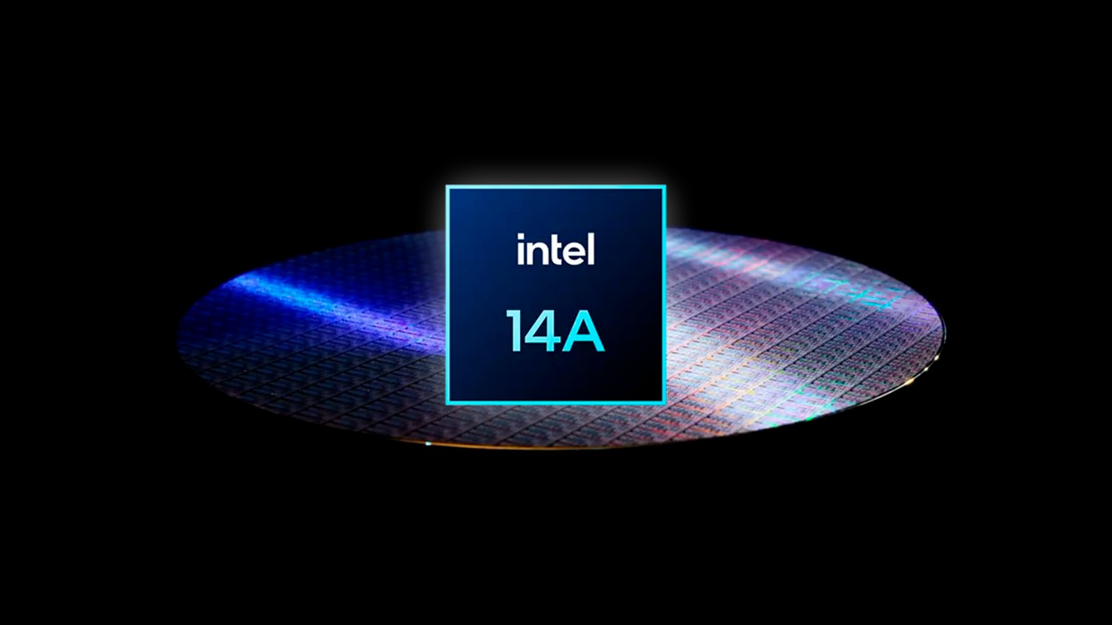 Wafer do processo Intel 14A