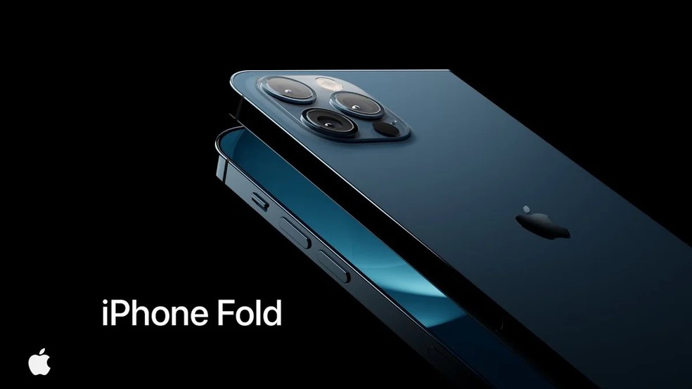 Conceito do iPhone 18 dobrável, chamado de iPhone Ultra