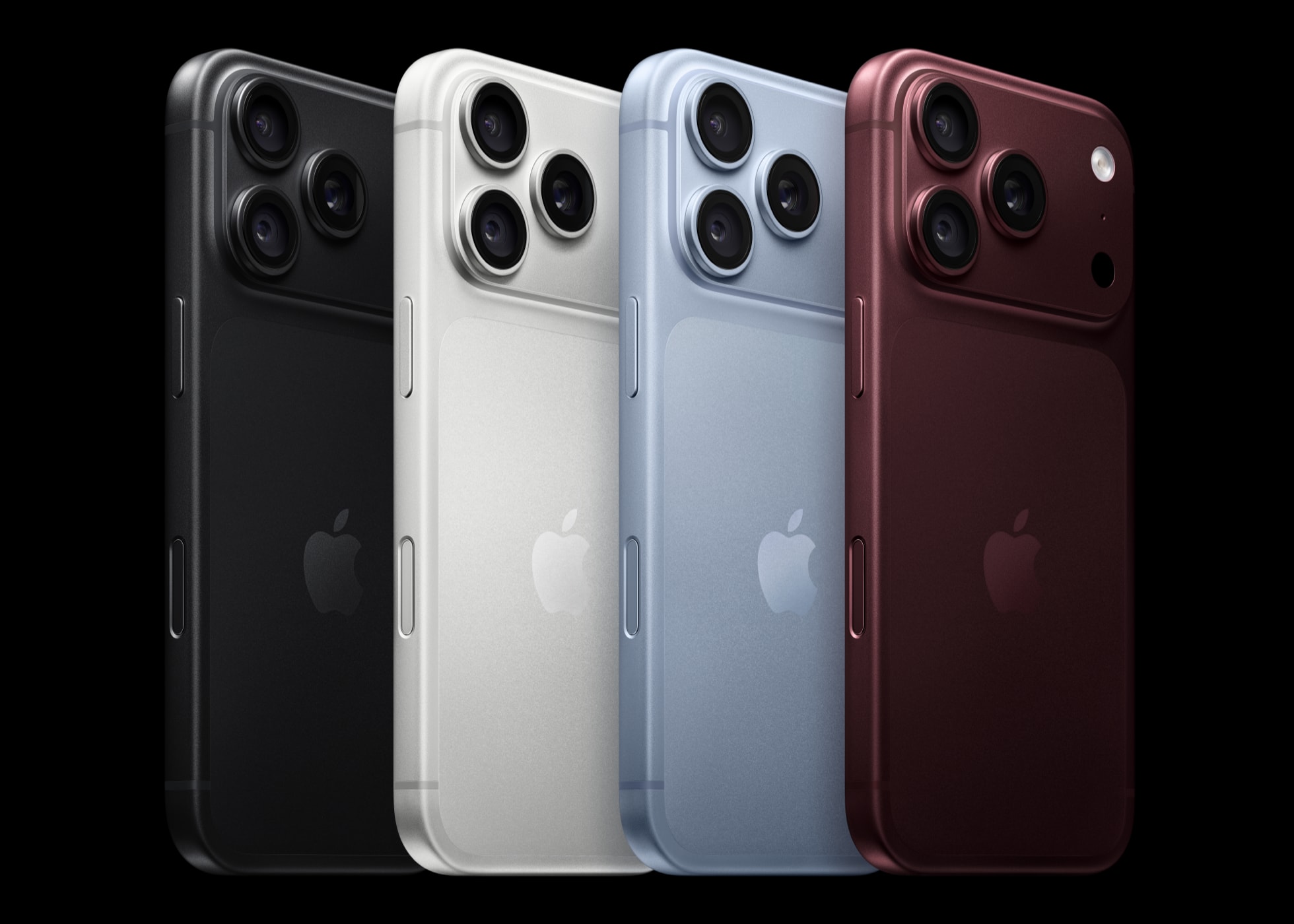 iPhone 18 Pro nas quatro cores