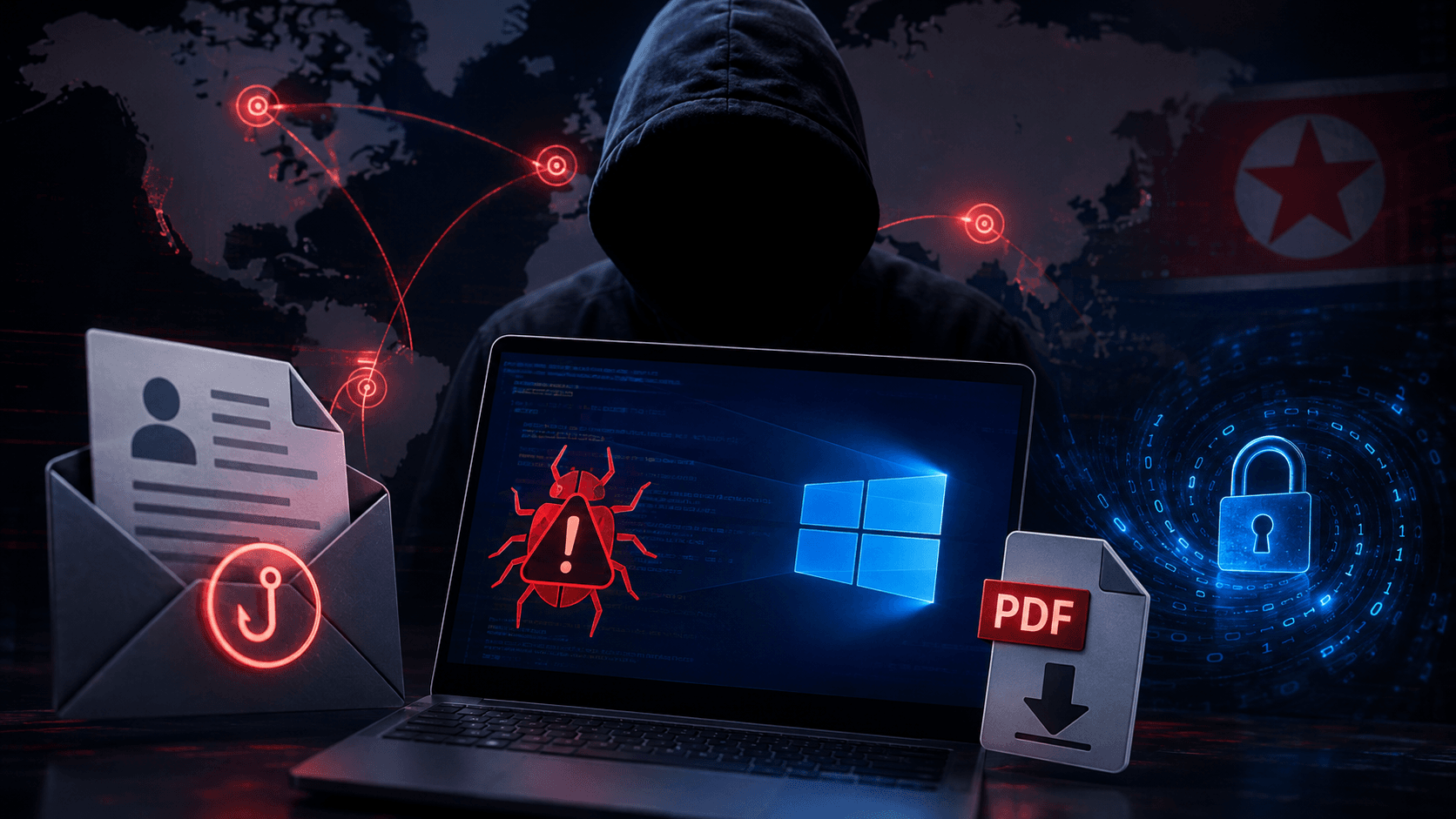 Grupo Lazarus usa vagas de emprego falsas para invadir empresas com zero-day do Windows