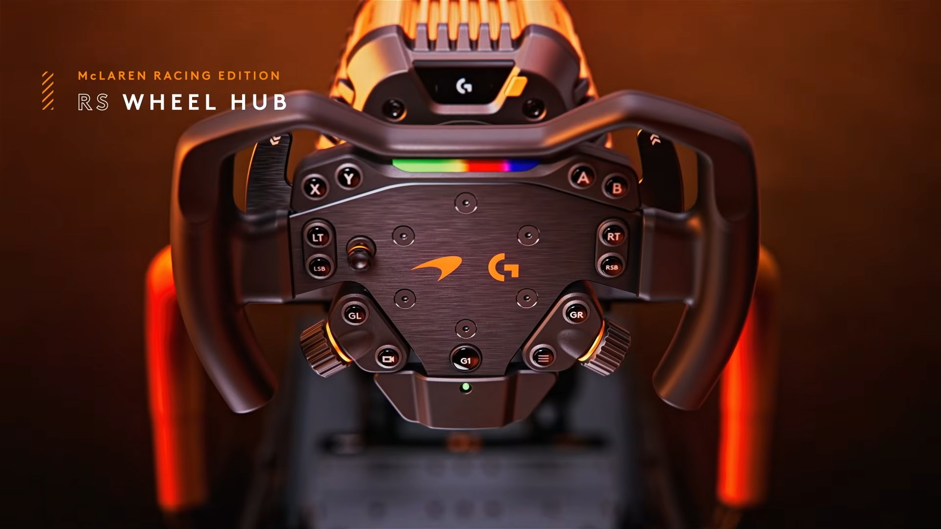 Base RS50 com o RS Wheel Hub da edição McLaren