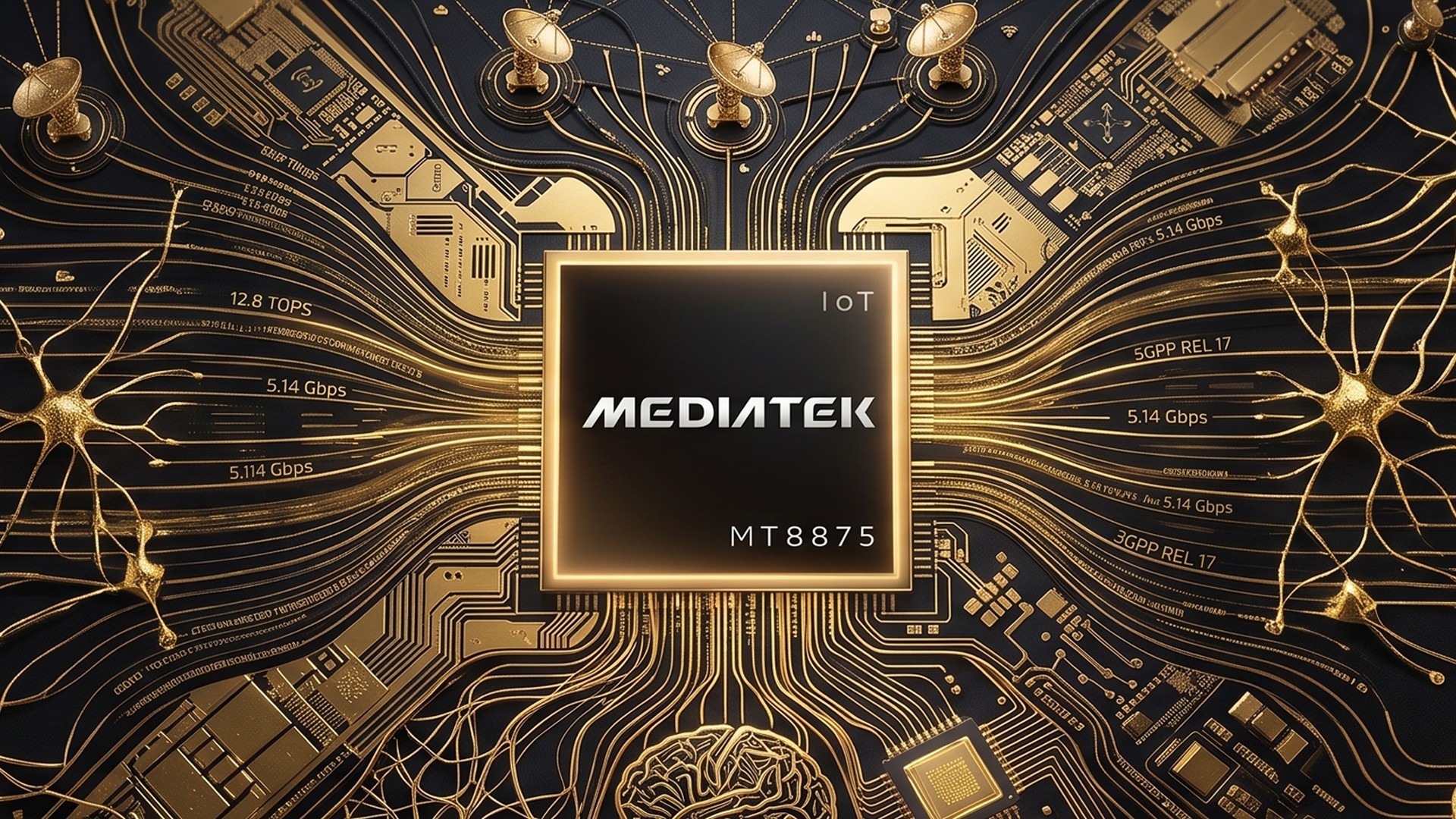 MediaTek MT8875 leva IA generativa e 5G para totens, painéis e máquinas de fábrica