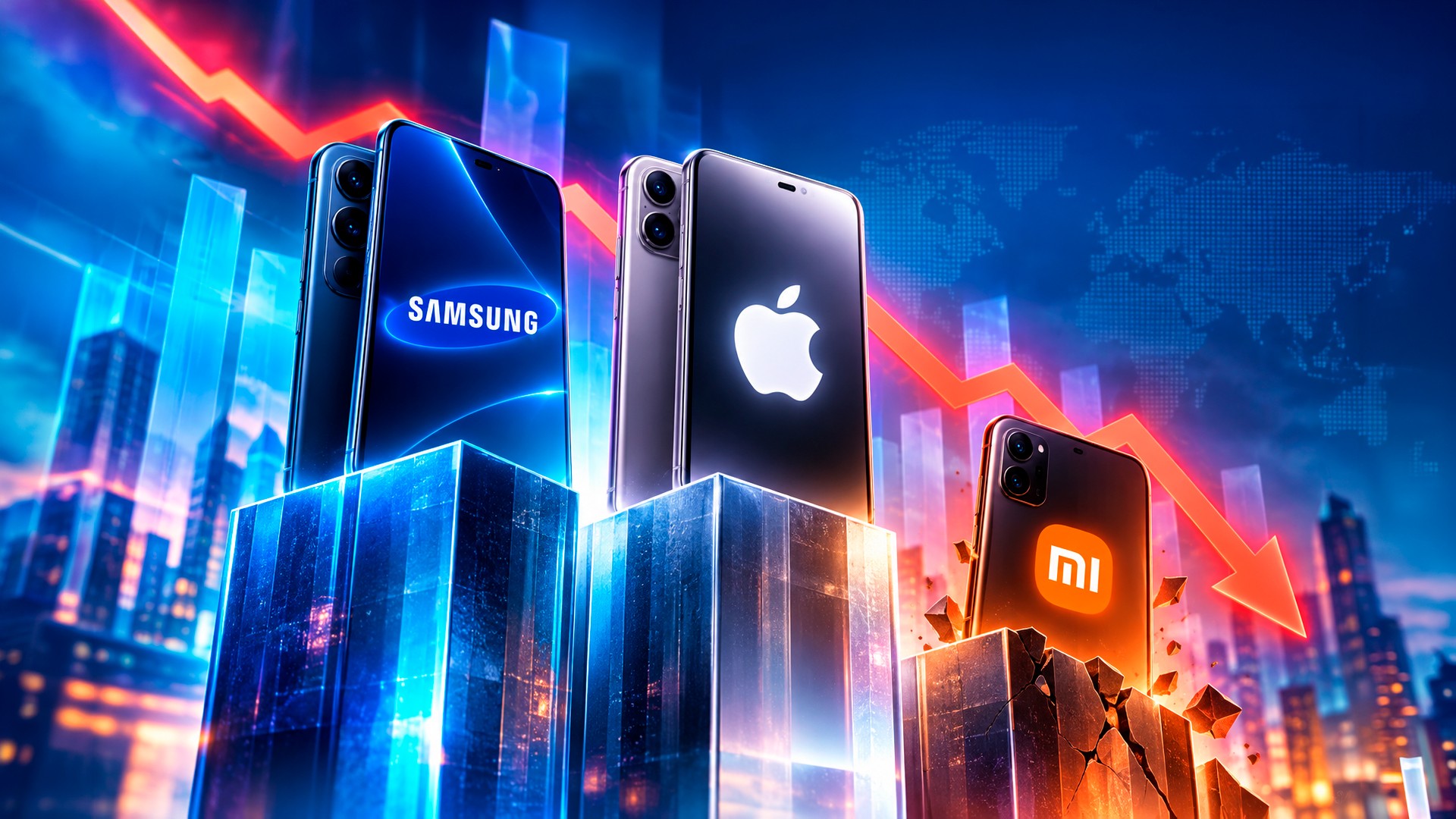 Mercado de smartphones encolhe 20% no terceiro trimestre, aponta Counterpoint